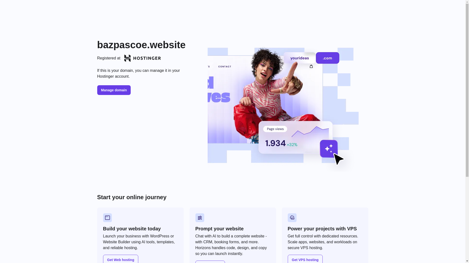 website screenshot of https://bazpascoe.website/