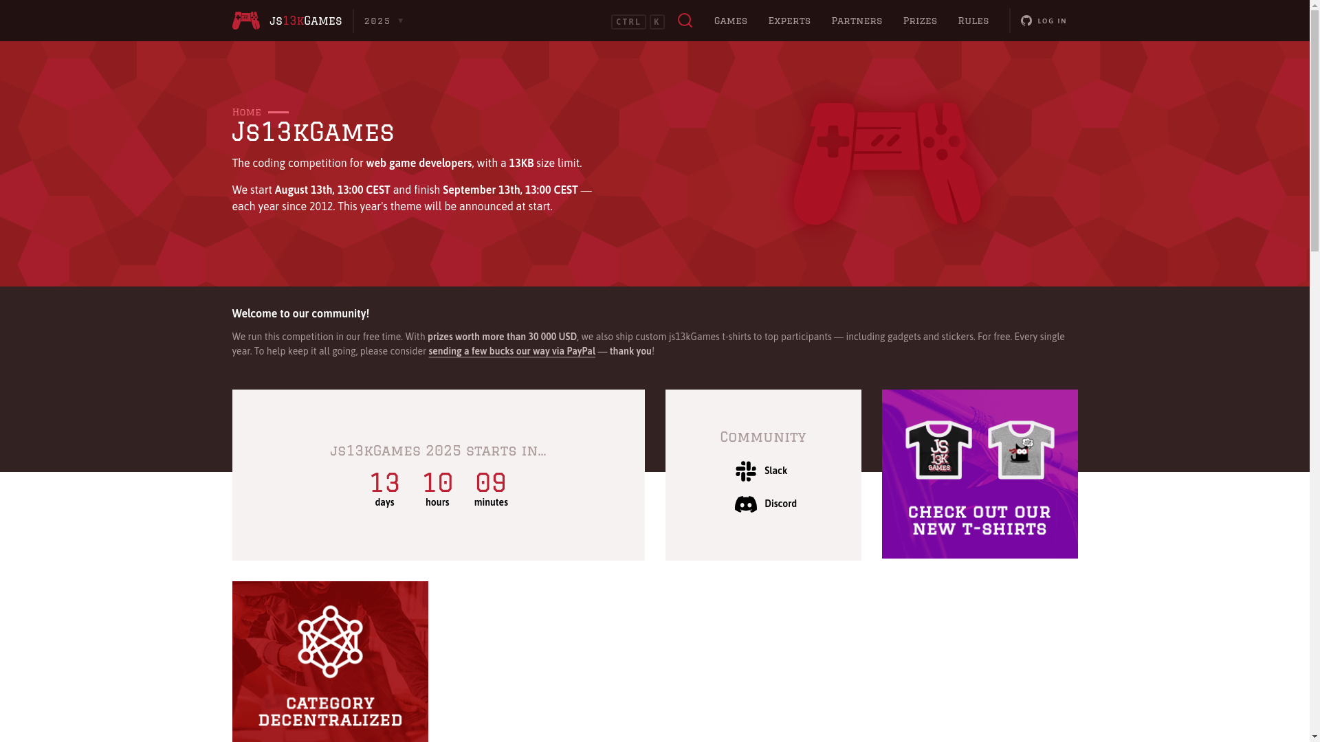 website screenshot of https://js13kgames-com-98d.pages.dev/