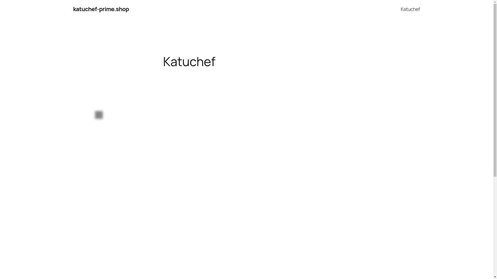 website screenshot of https://katuchef-prime.shop/