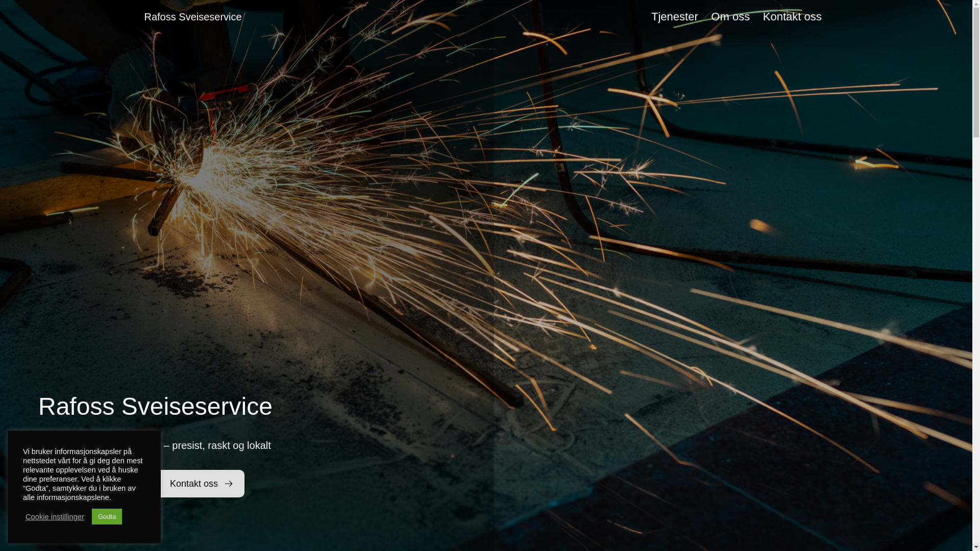 website screenshot of https://rafosssveiseservice.no/