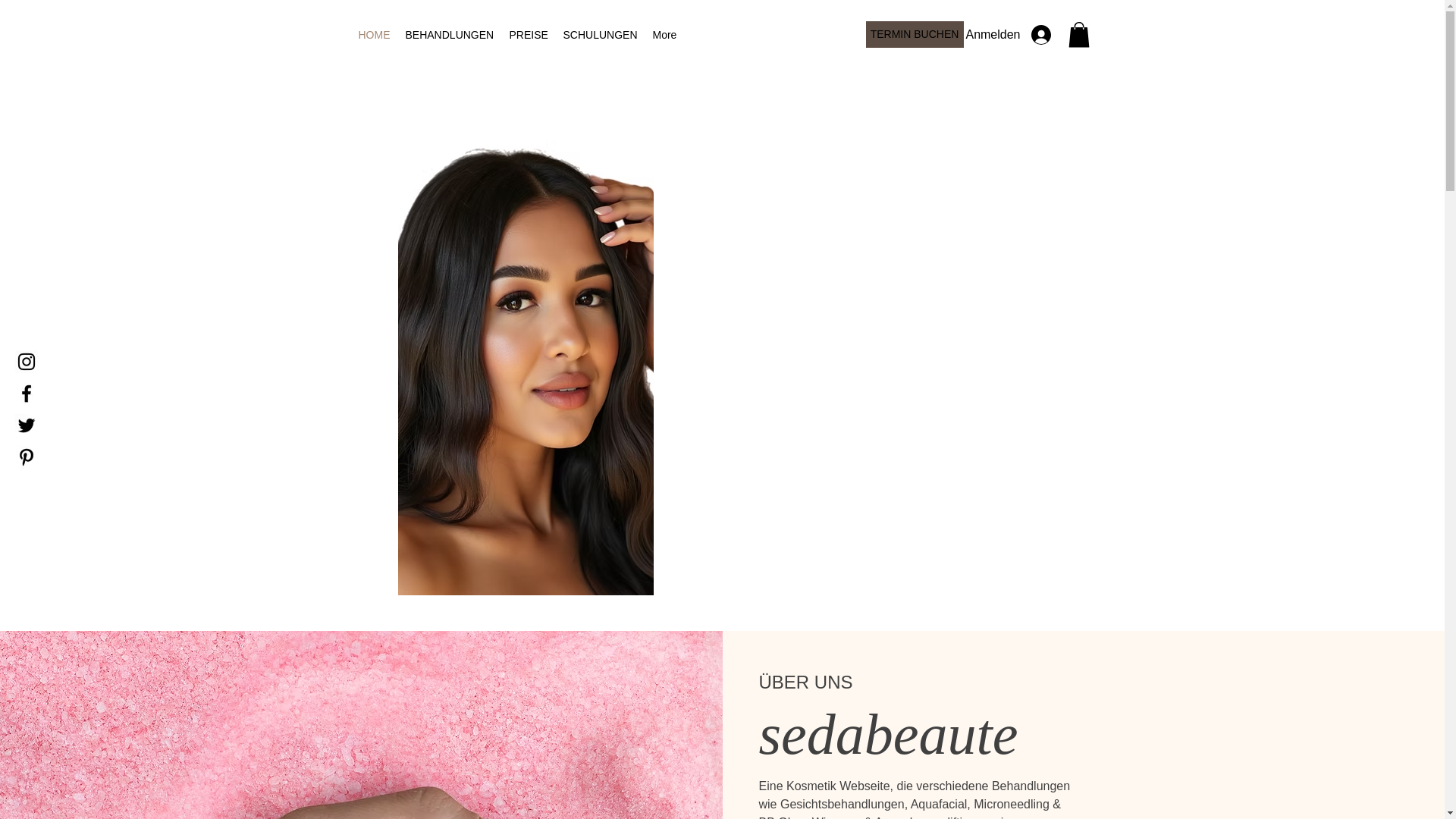 website screenshot of https://sedabeaute.de/
