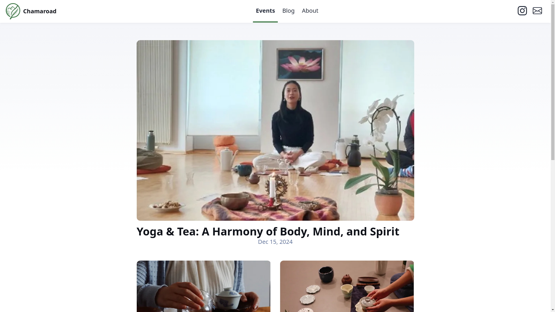 website screenshot of https://chamaroad.de/