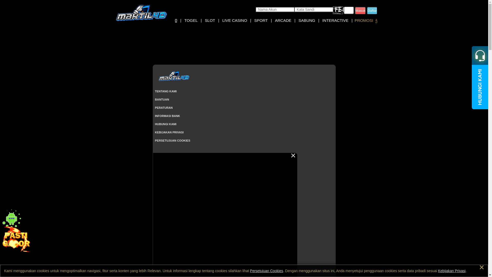 website screenshot of https://yakinmartil.site/