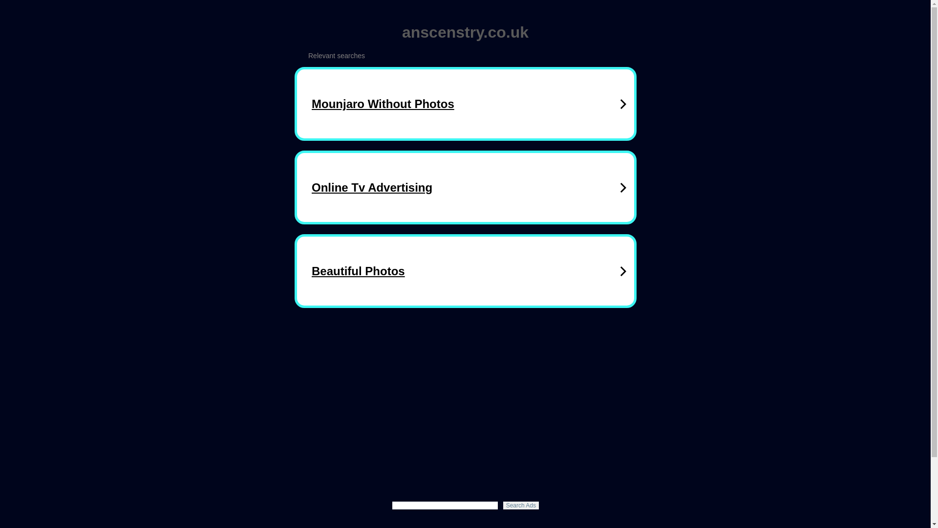 website screenshot of https://anscenstry.co.uk/