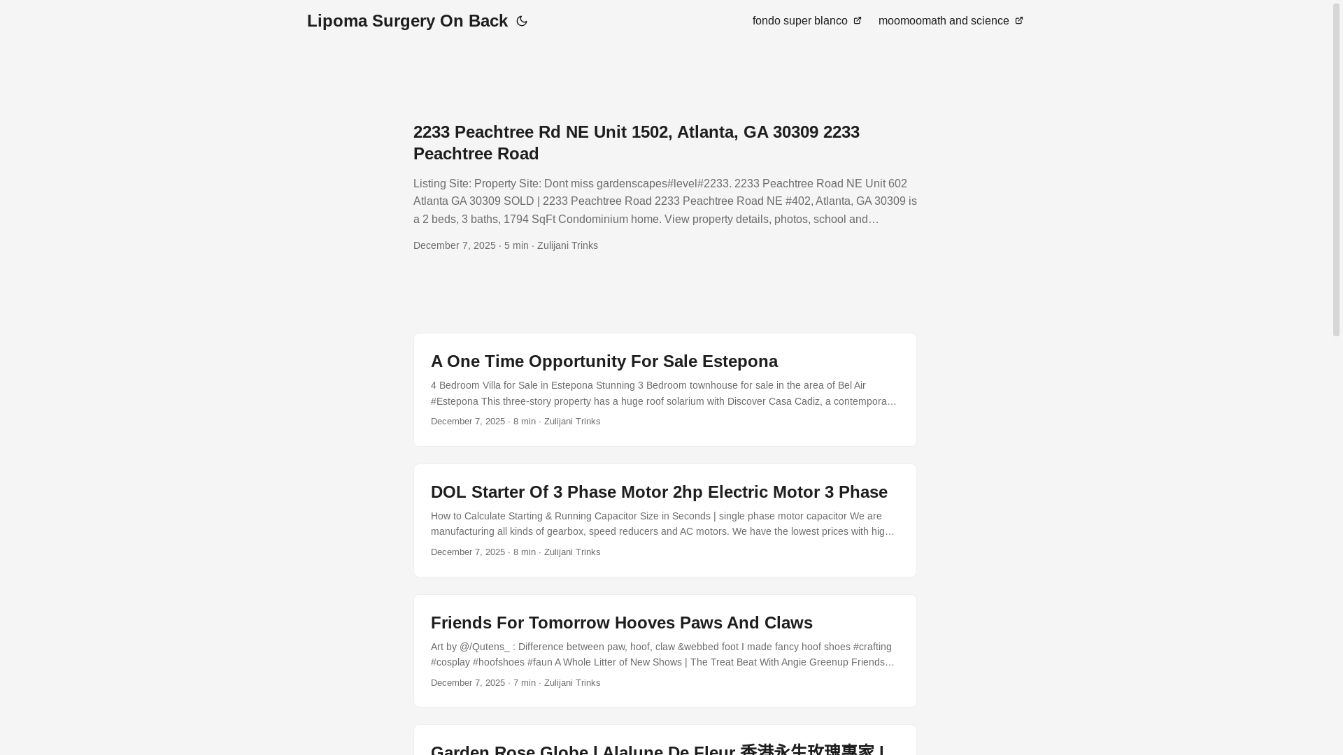 website screenshot of https://lipomasurgeryonback.pages.dev/