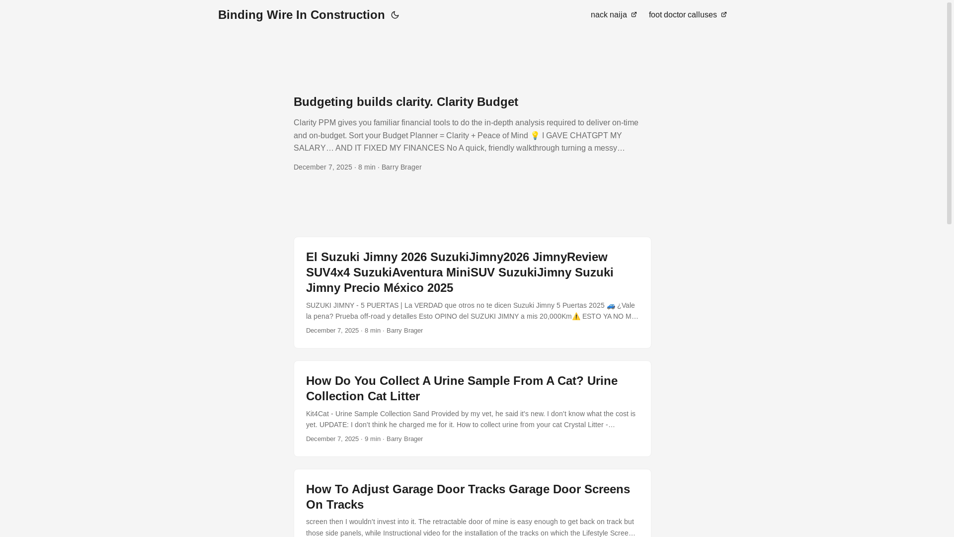 website screenshot of https://bindingwireinconstruction.pages.dev/