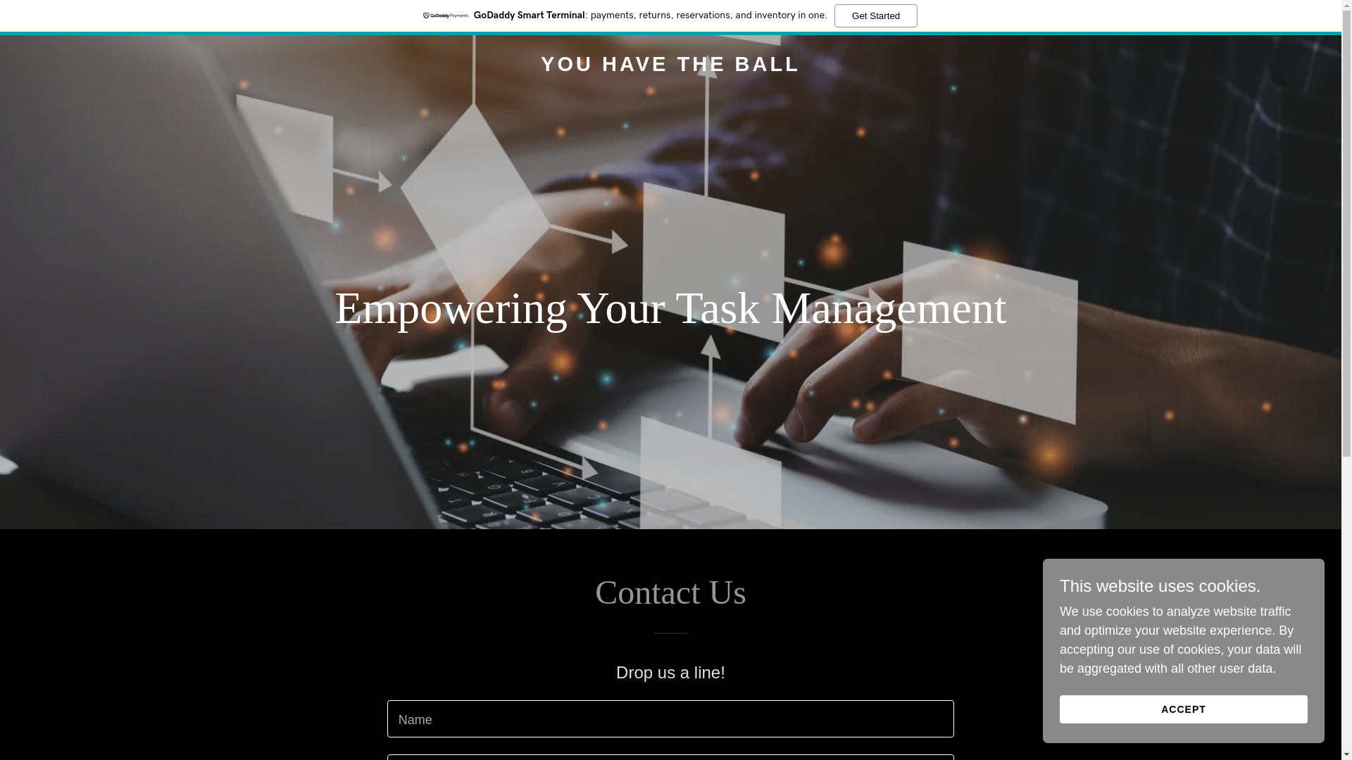 website screenshot of https://youhavetheball.com/