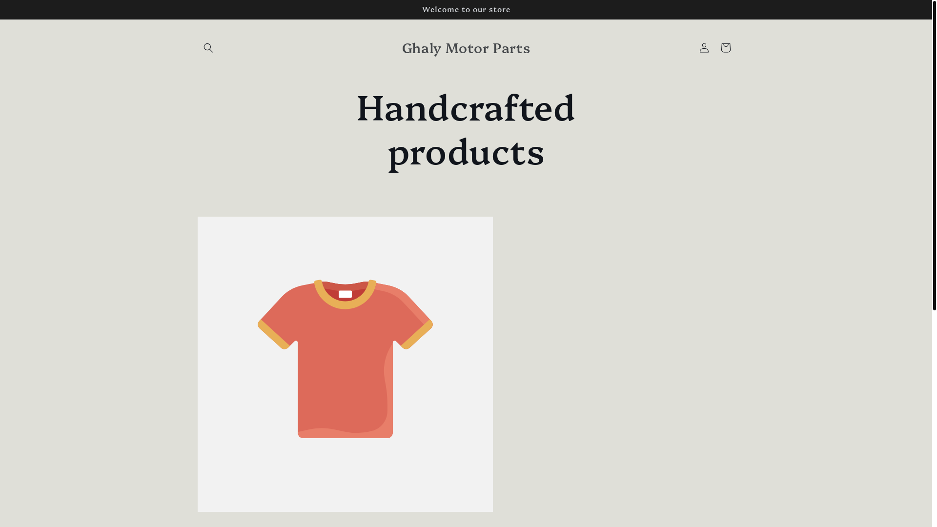 website screenshot of https://ghalysmotorparts.com/