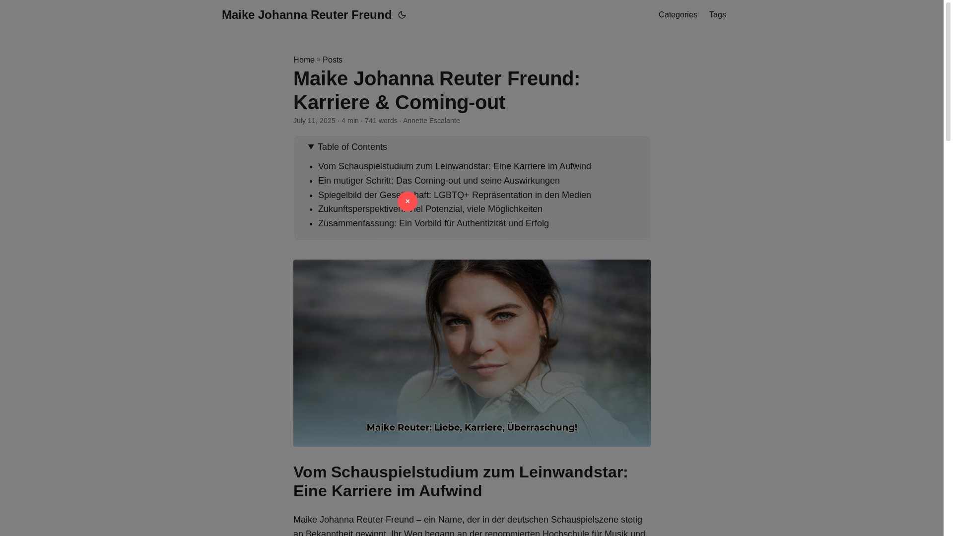 website screenshot of https://maike-johanna-reuter-freund.pages.dev/