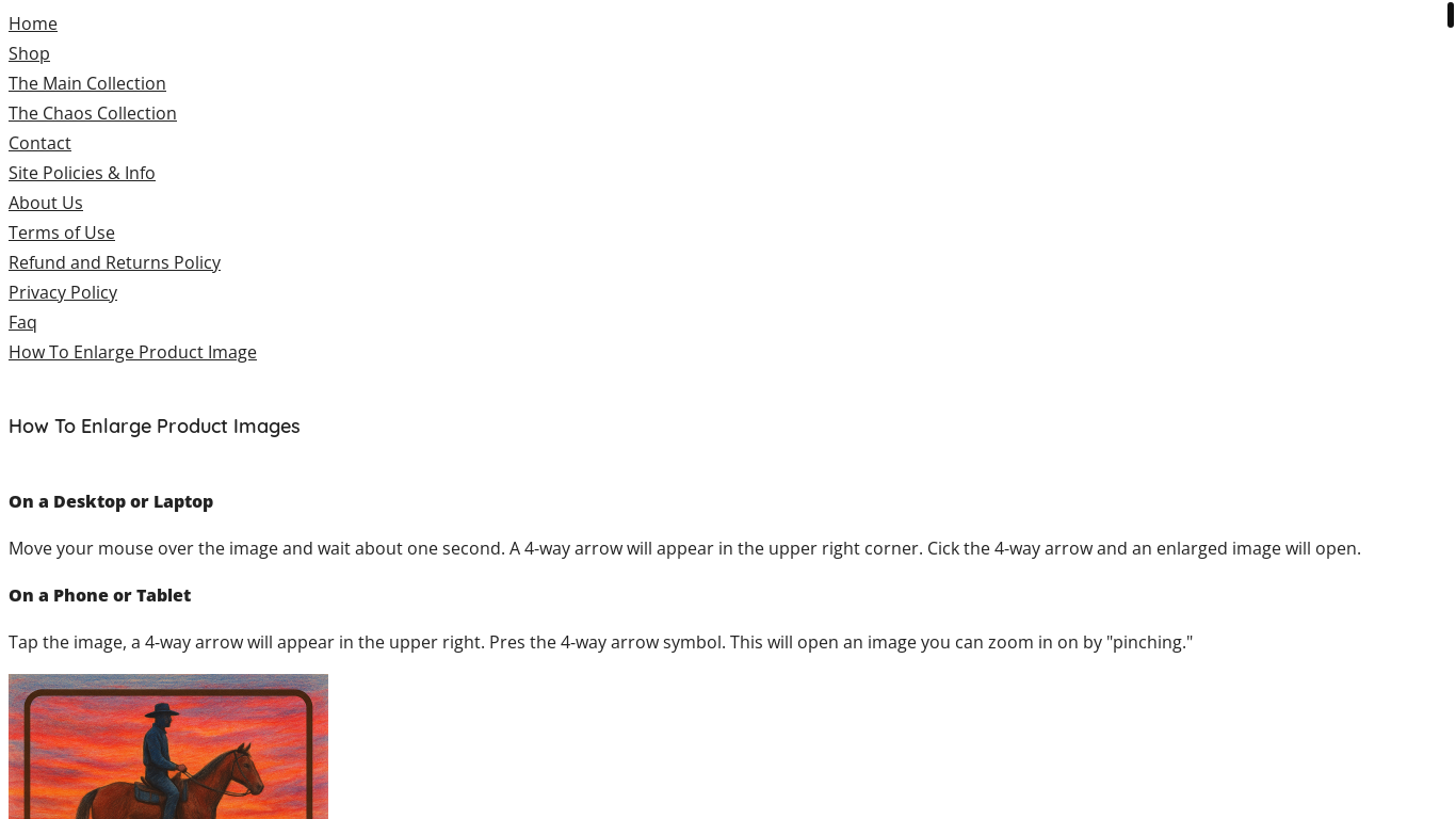 website screenshot of https://cowboysneverbow.com/