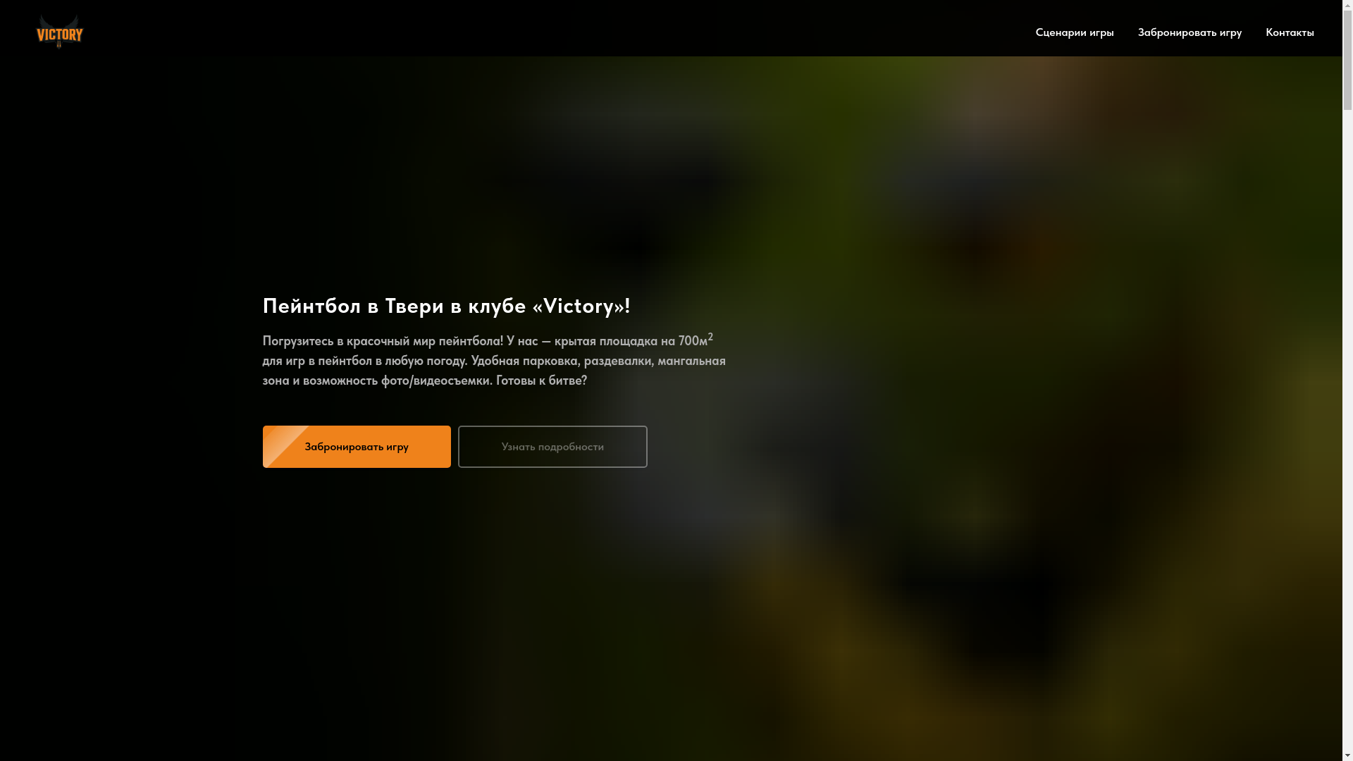 website screenshot of https://paintballtver.ru/
