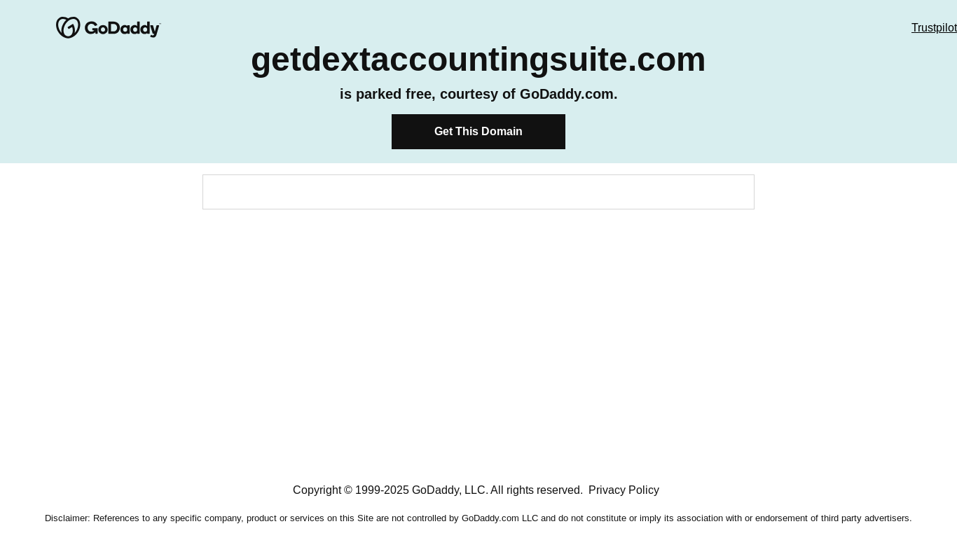 website screenshot of https://getdextaccountingsuite.com/