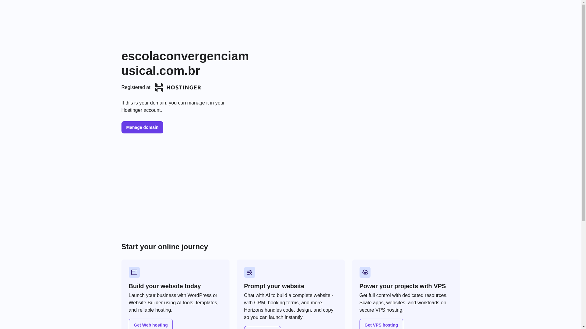 website screenshot of https://escolaconvergenciamusical.com.br/