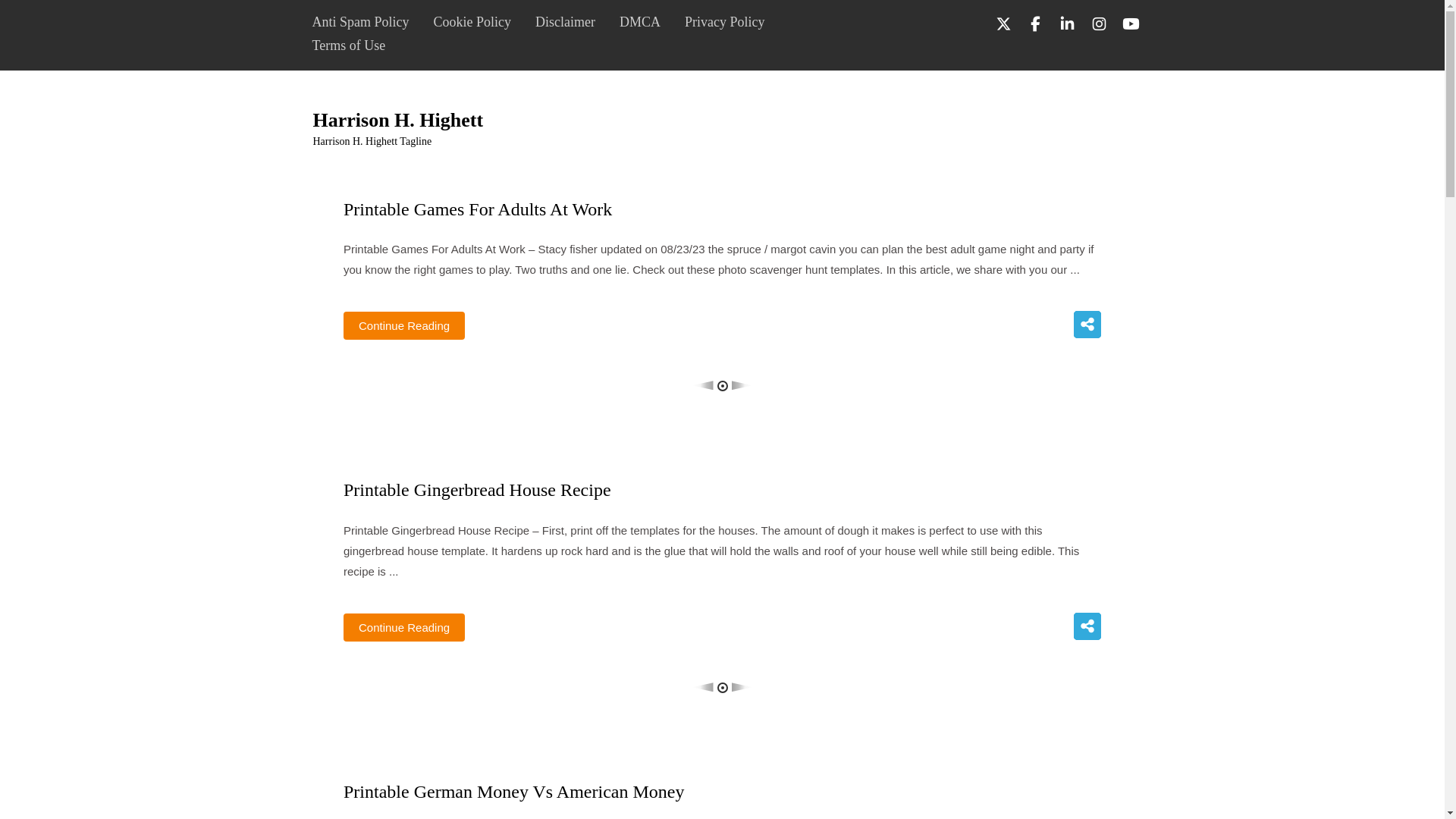 website screenshot of https://harrisonhhighett.pages.dev/
