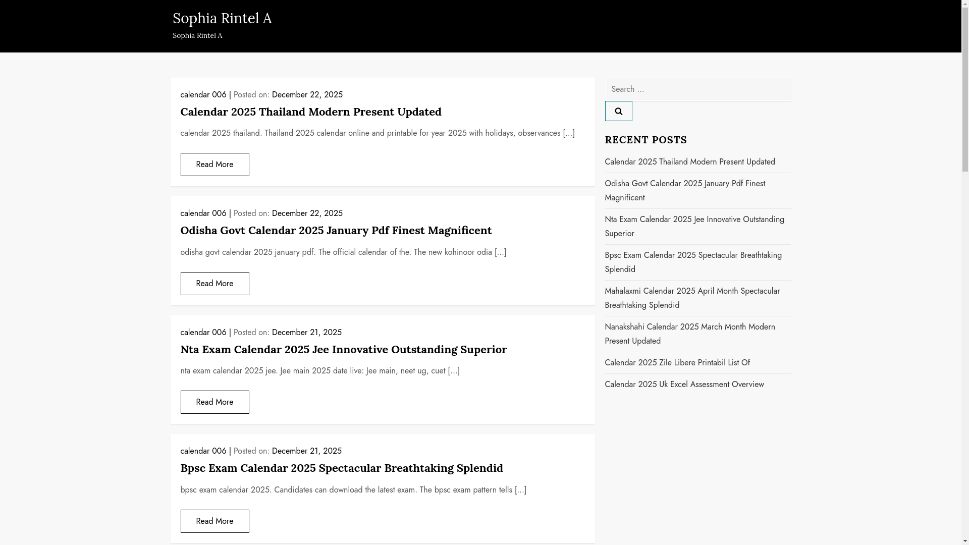 website screenshot of https://sophiarintela.pages.dev/
