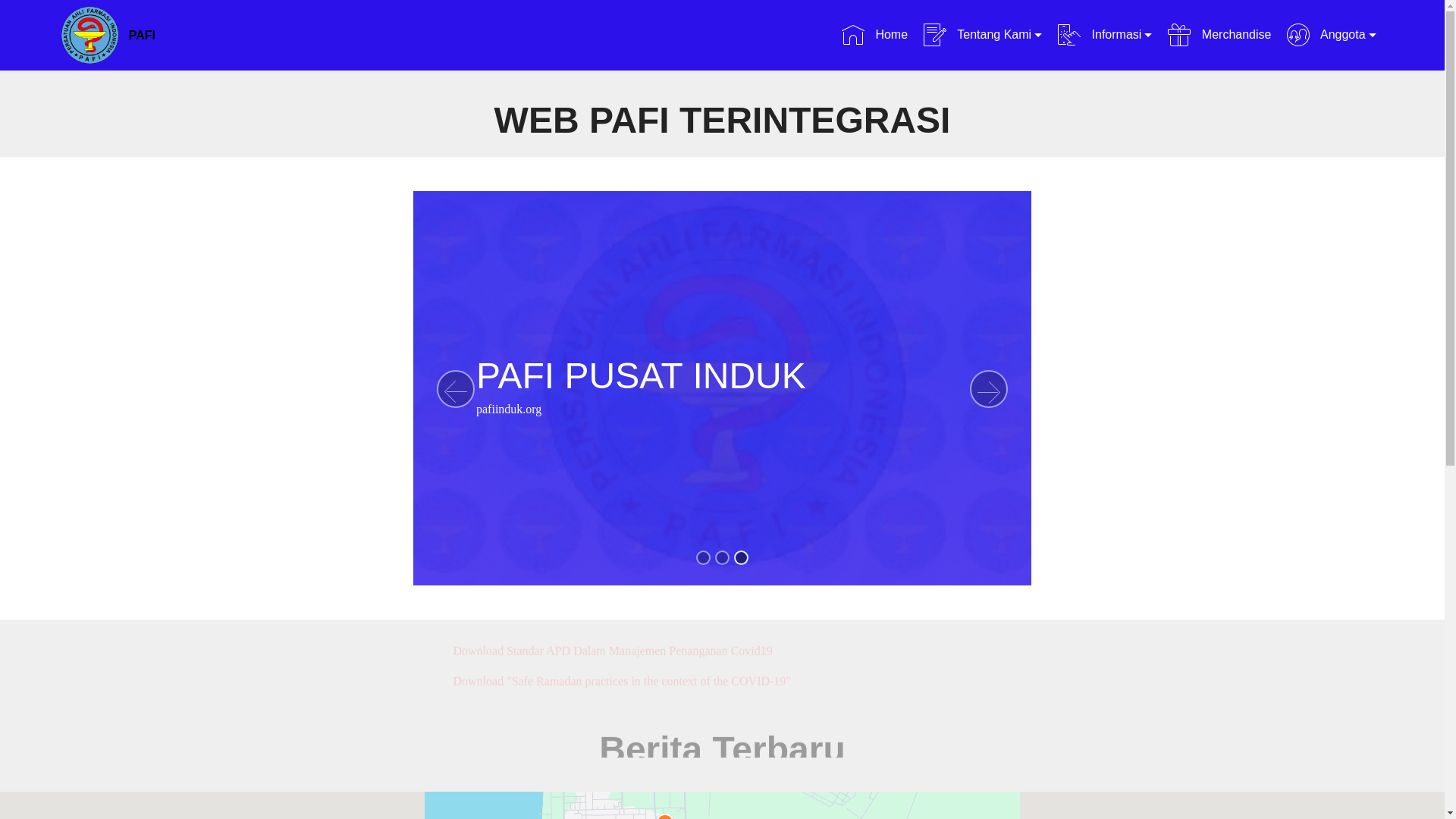 website screenshot of https://pafi-malukubaratdaya-org.pages.dev/