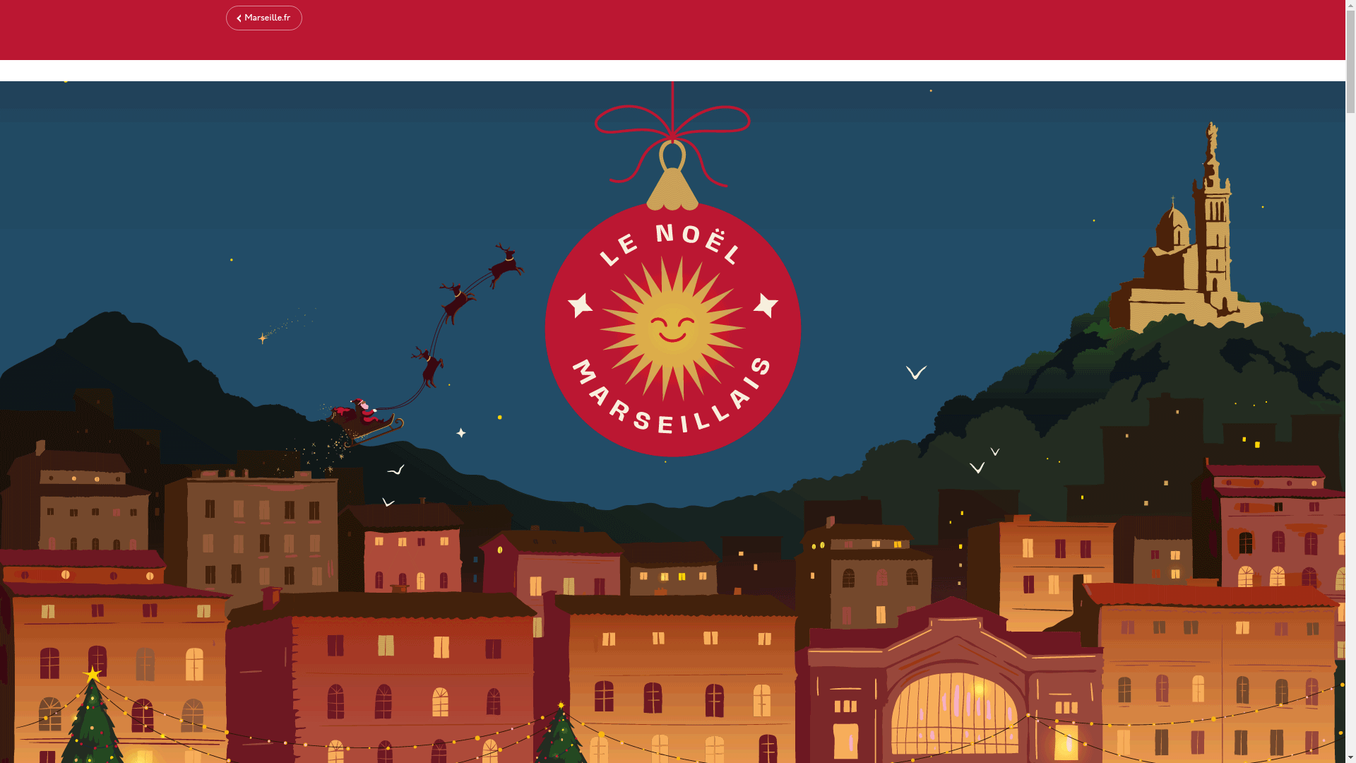 website screenshot of https://noelmarseillais.fr/