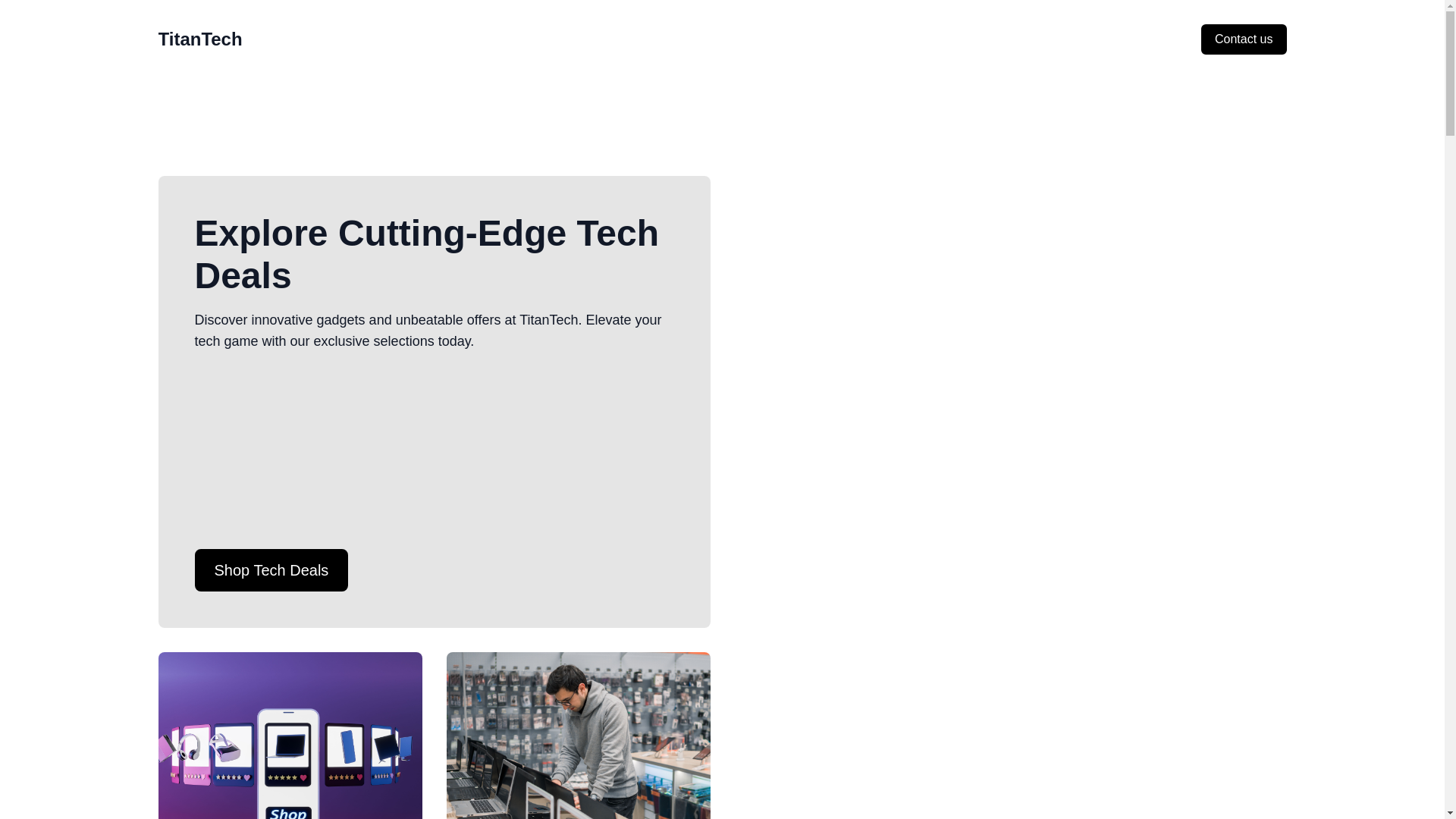 website screenshot of https://irontitantech.com/