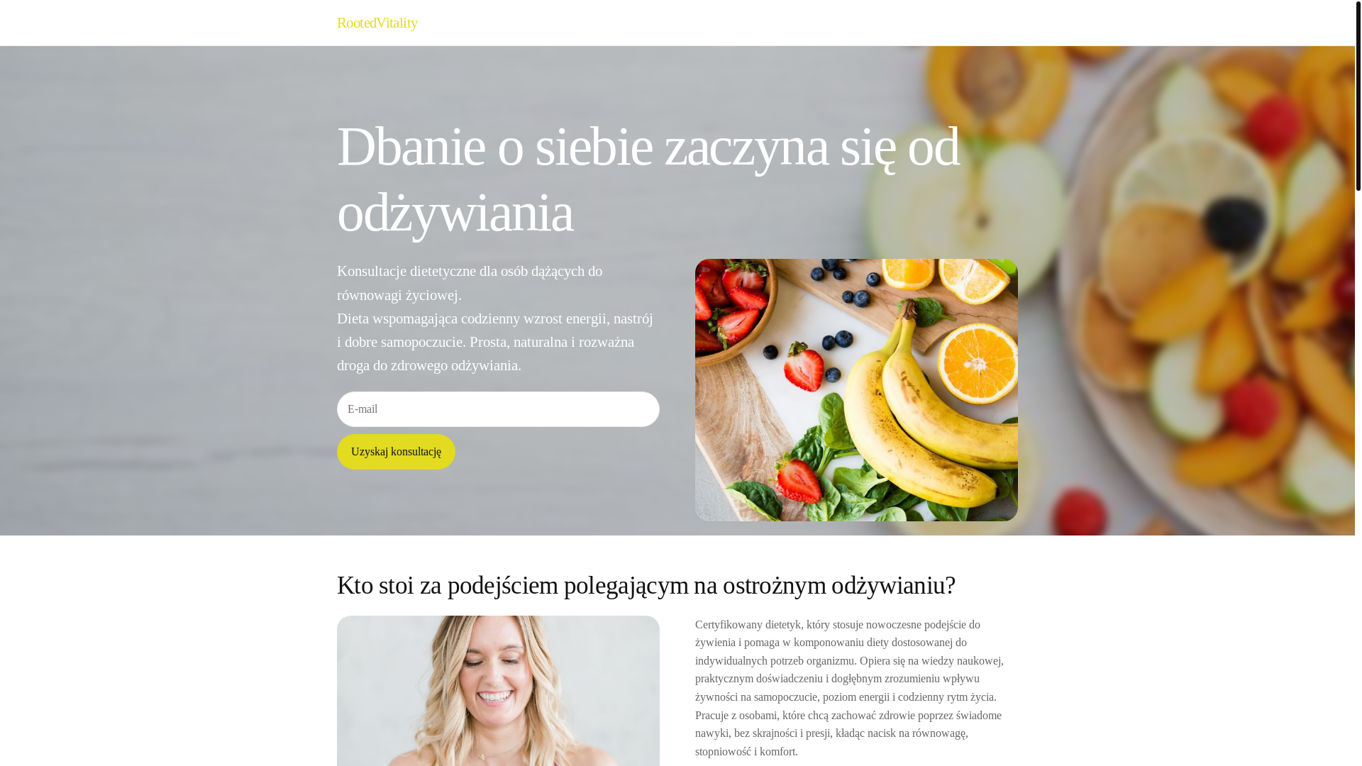 website screenshot of https://rootedvitalityb.com/