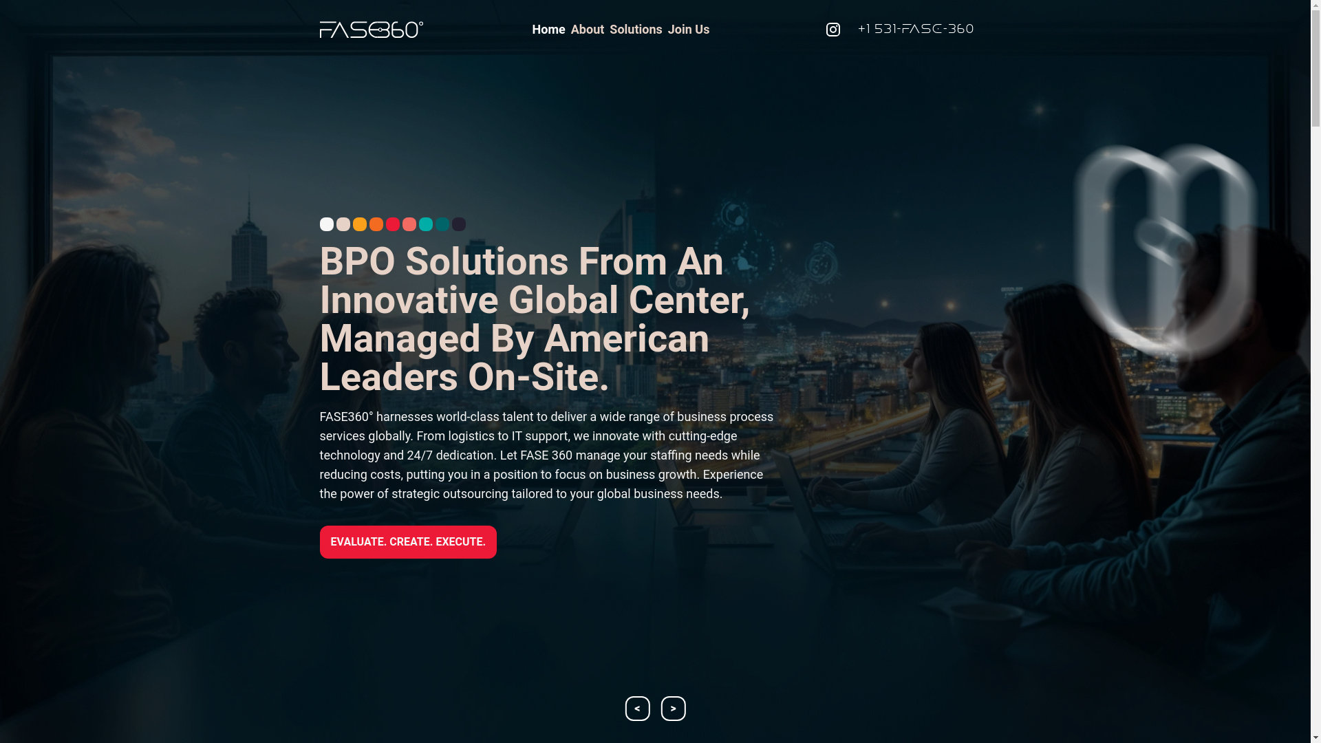 website screenshot of https://fase360.pages.dev/