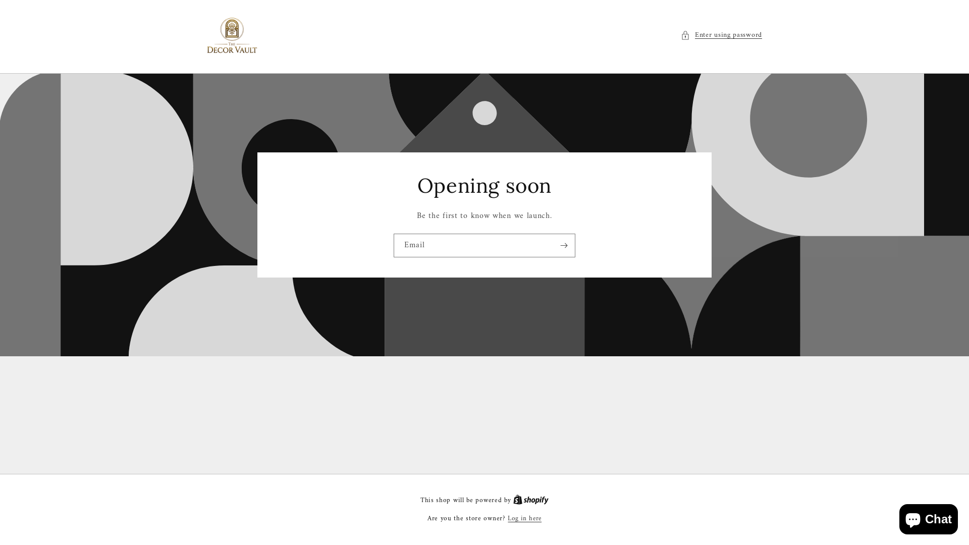 website screenshot of https://the-decor-vault.com/
