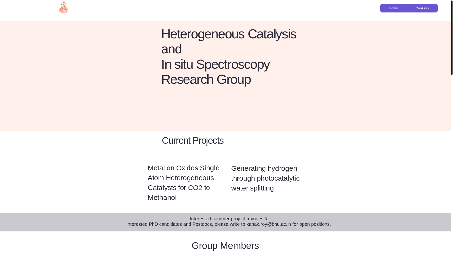 website screenshot of https://kanakroylab.in/