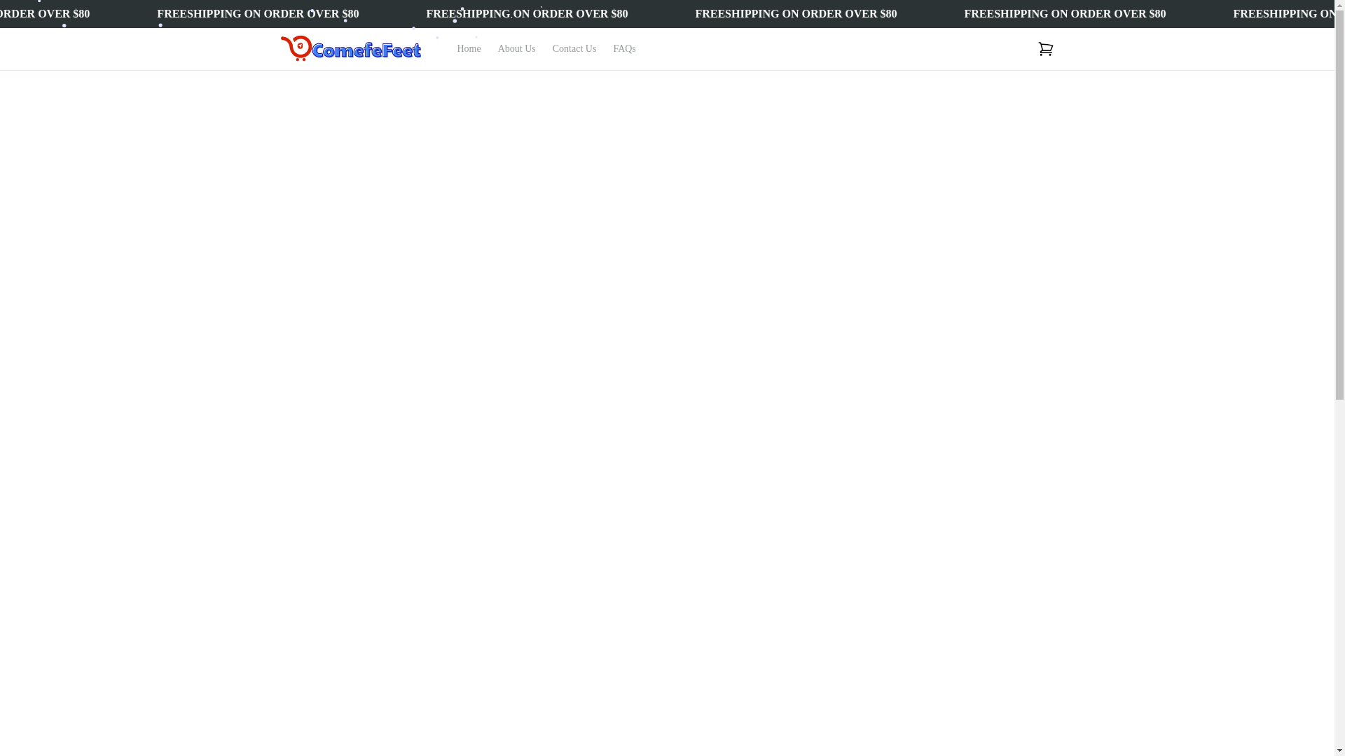 website screenshot of https://comefefeet.com/