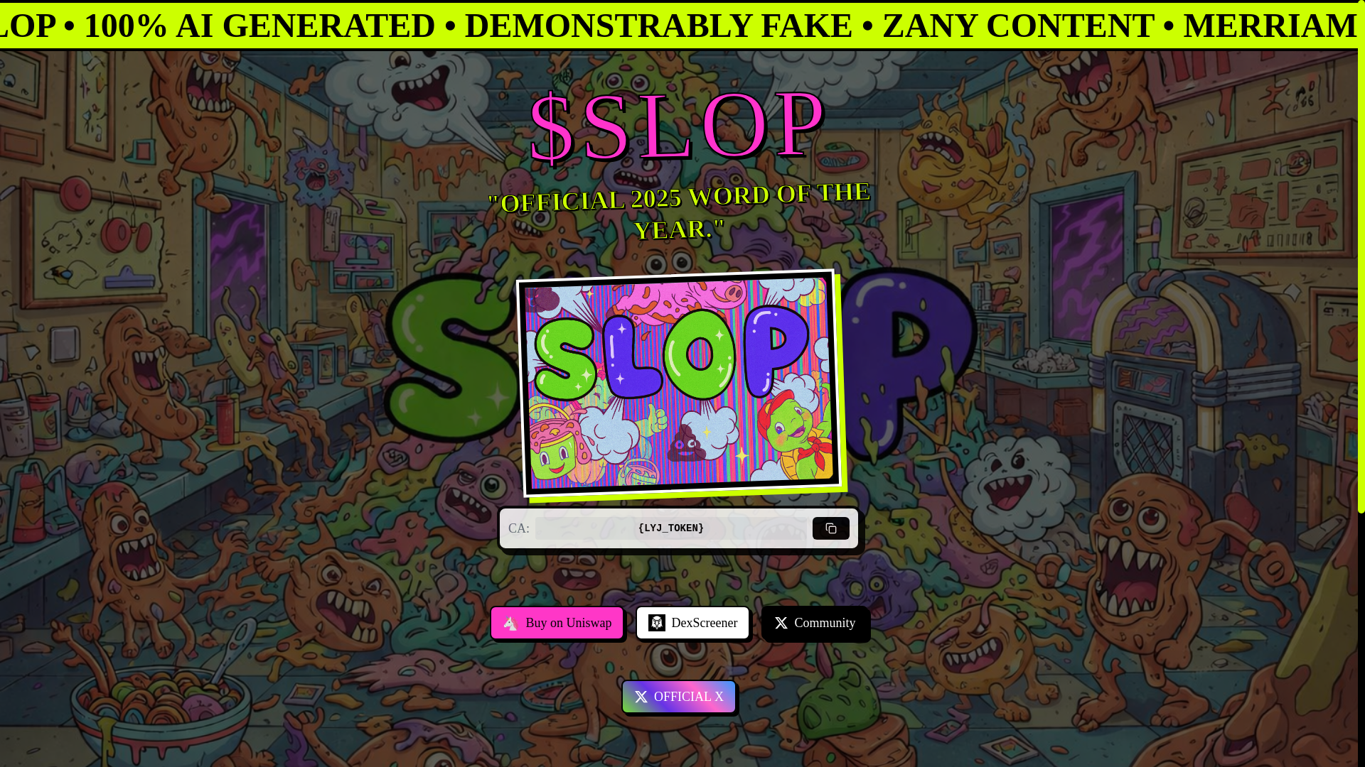 website screenshot of https://www-sloponsol-xyz.pages.dev/