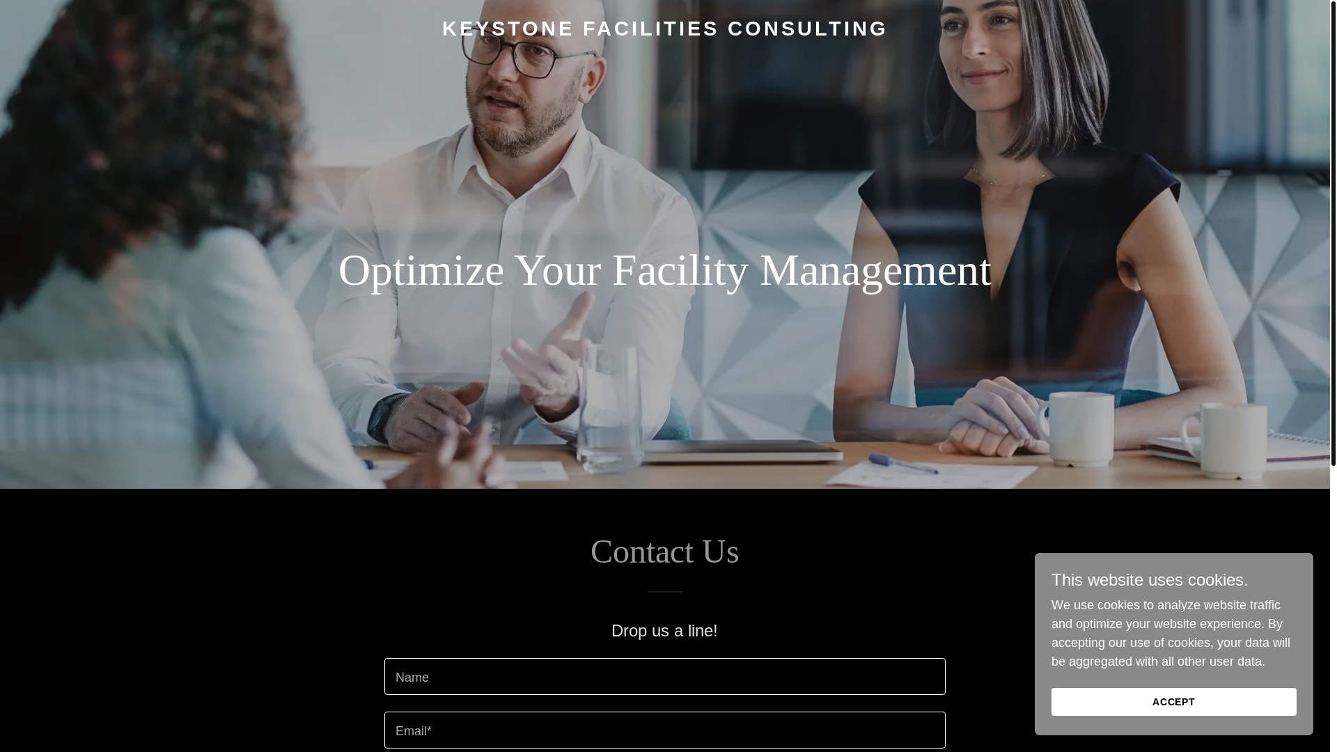 website screenshot of https://keystonefacilitiesconsulting.com/