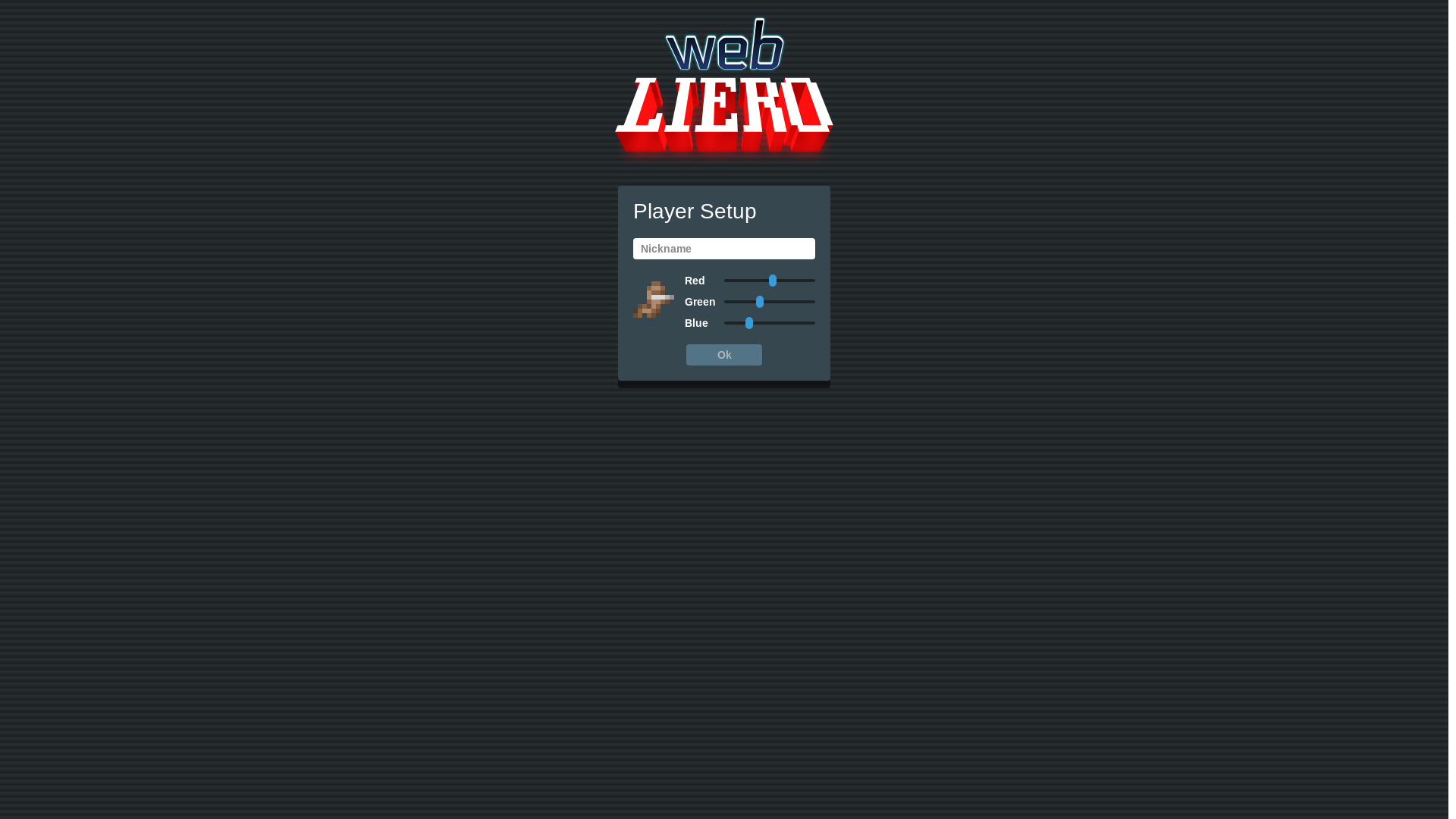 website screenshot of https://webliero-site.pages.dev/