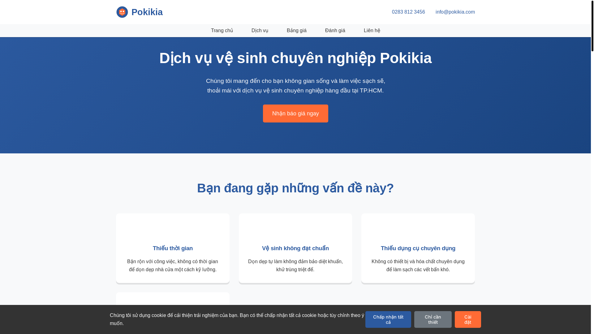 website screenshot of https://pokikia.com/