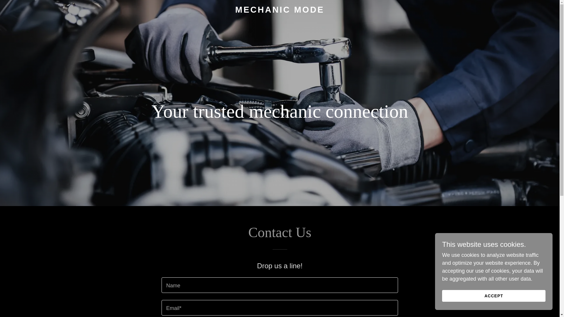 website screenshot of https://mechanicmode.info/