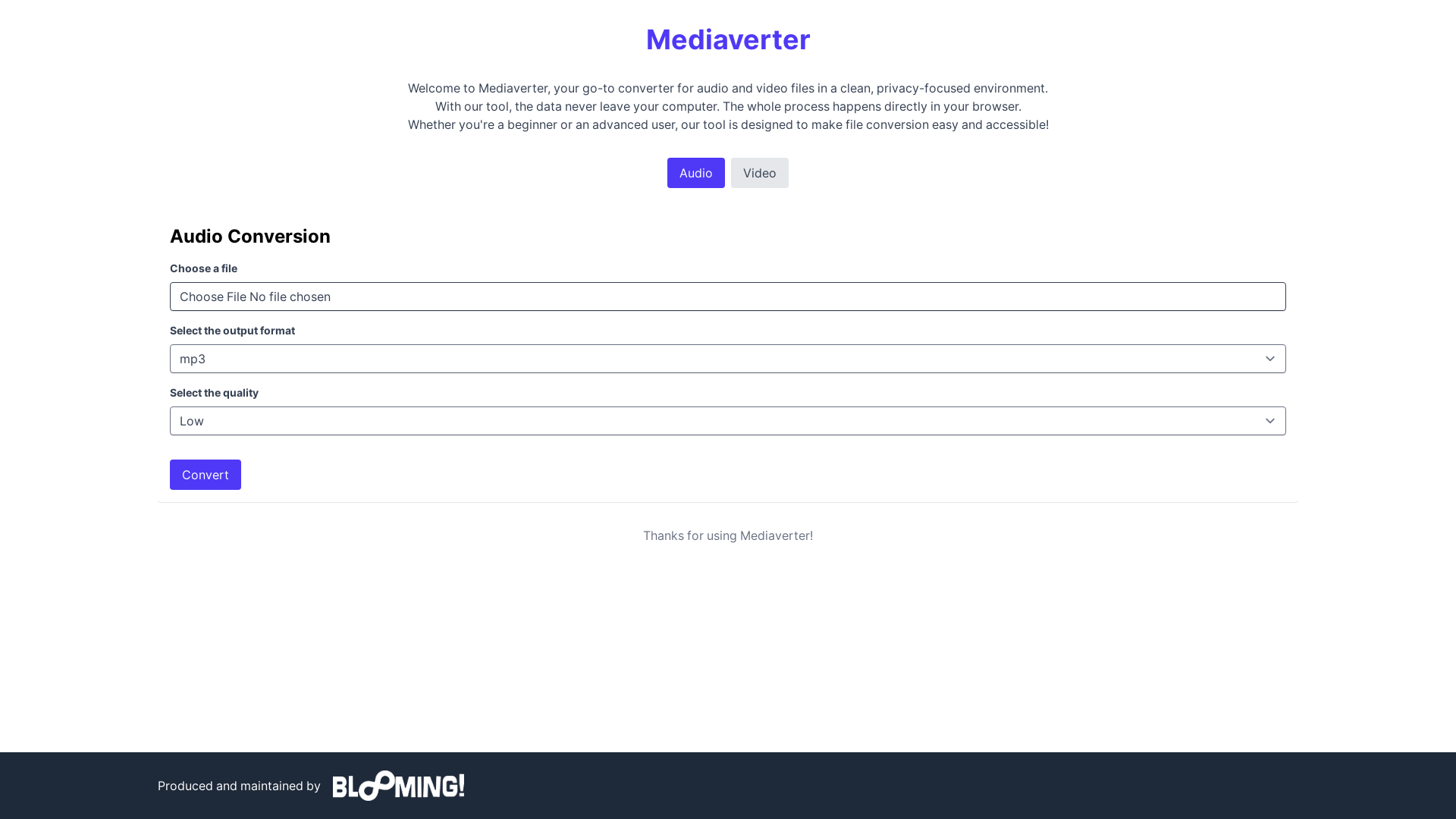 website screenshot of https://mediaverter.pages.dev/