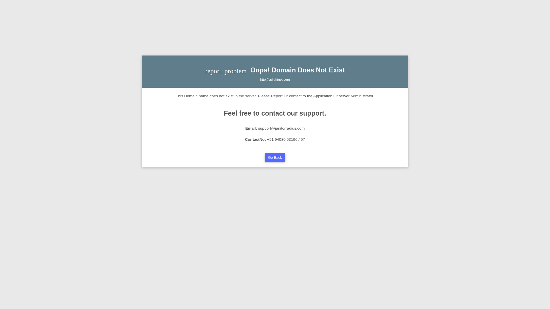 website screenshot of https://splightnet.com/