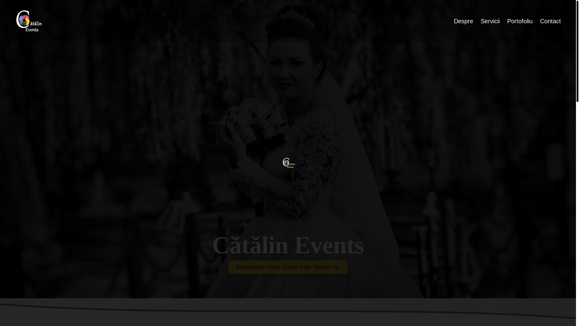website screenshot of https://catalinevents.ro/