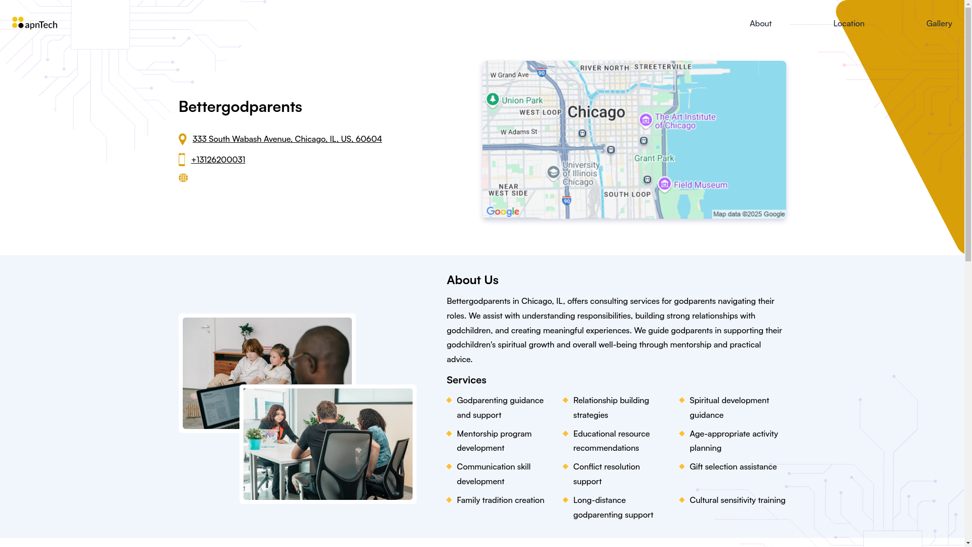 website screenshot of https://bettergodparents.online/