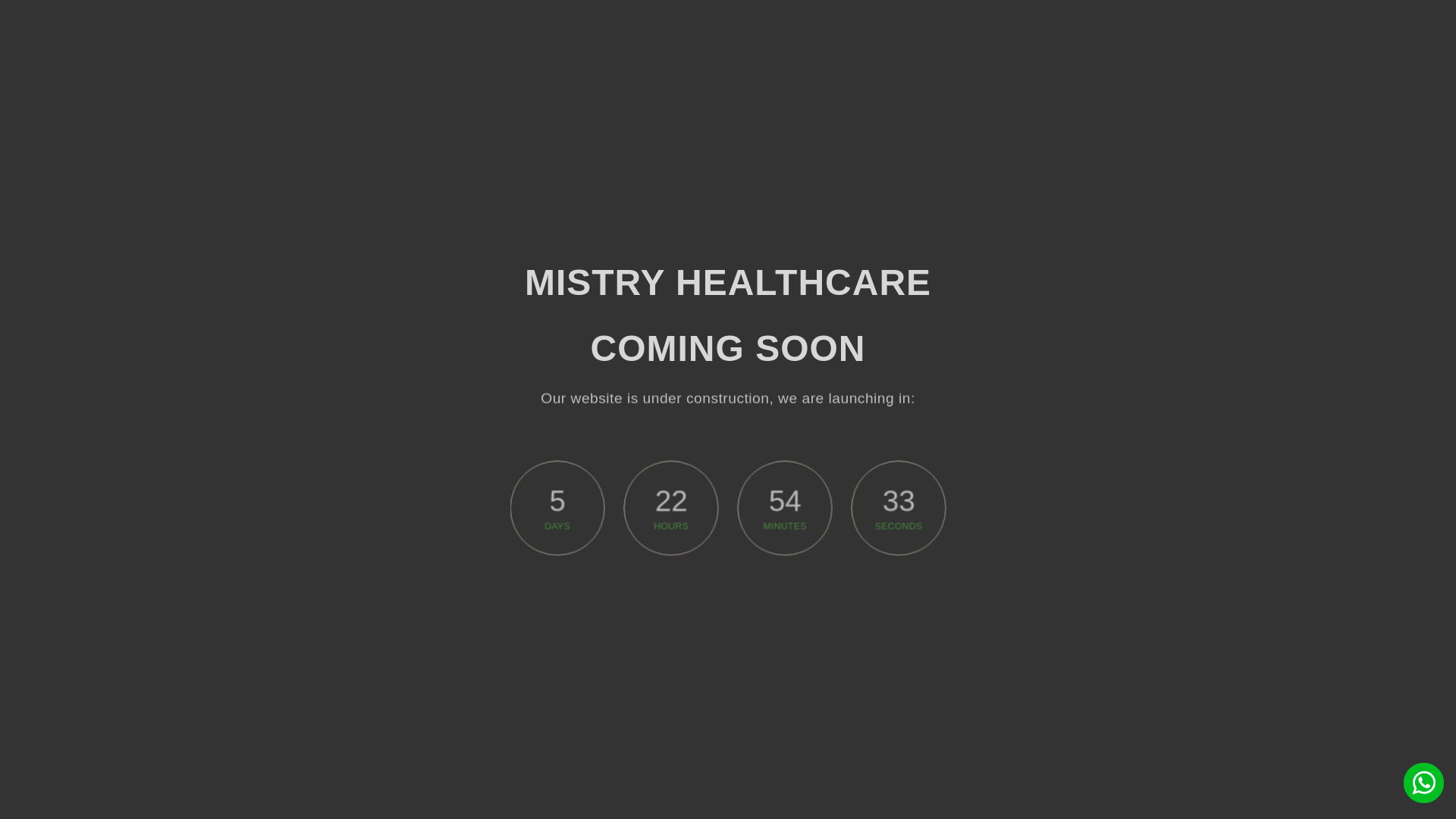 website screenshot of https://mistryhealthcare.in/