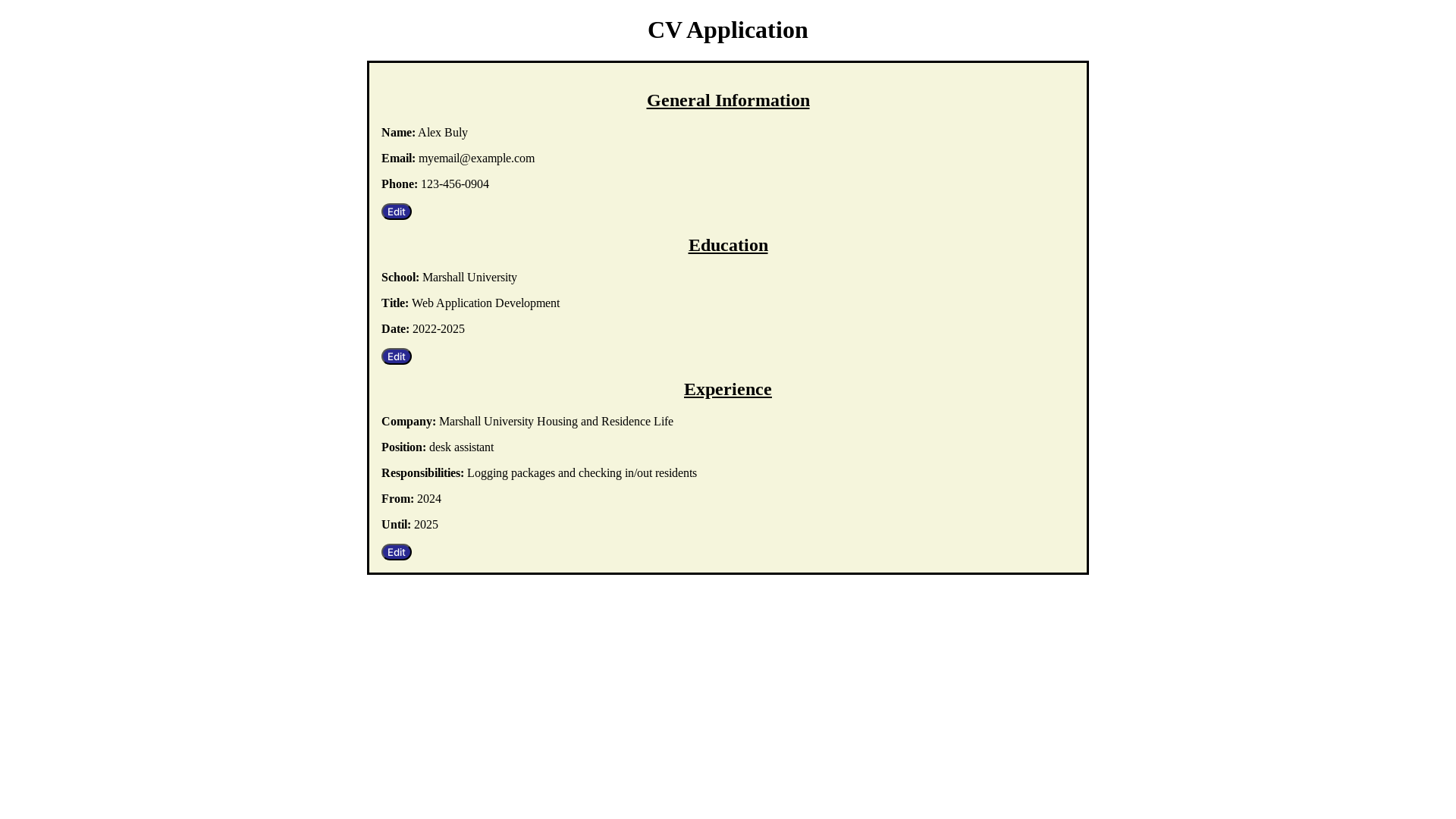 website screenshot of https://project-cv-application-eoo.pages.dev/