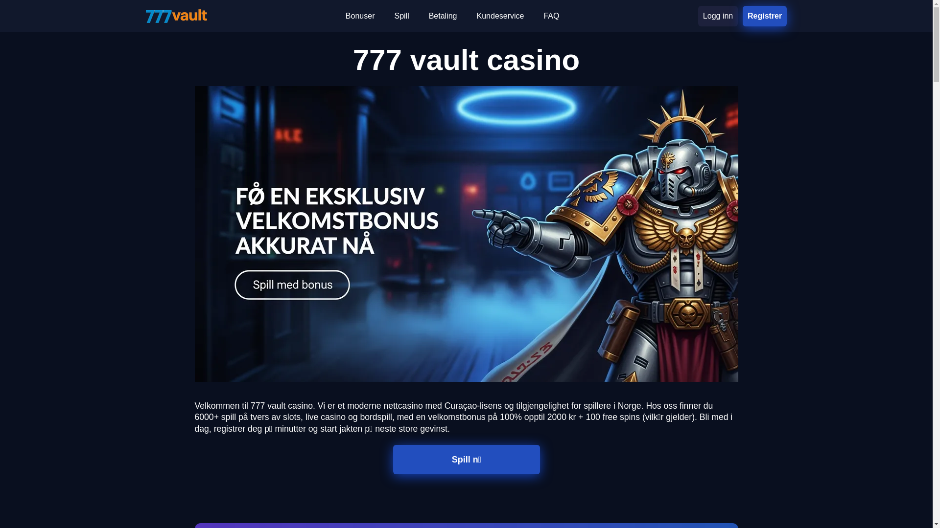 website screenshot of https://777vault-no-20824.pages.dev/