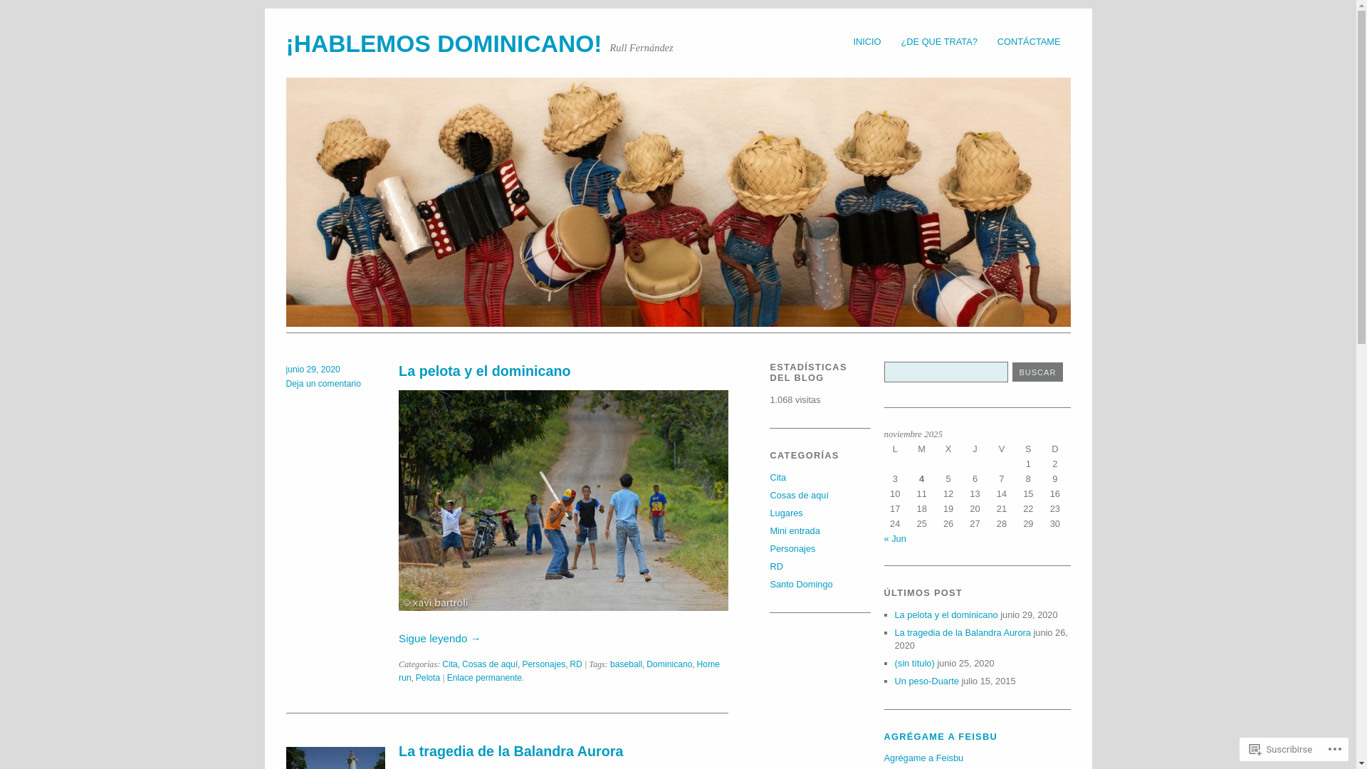 website screenshot of https://hablemosdominicano.blog/