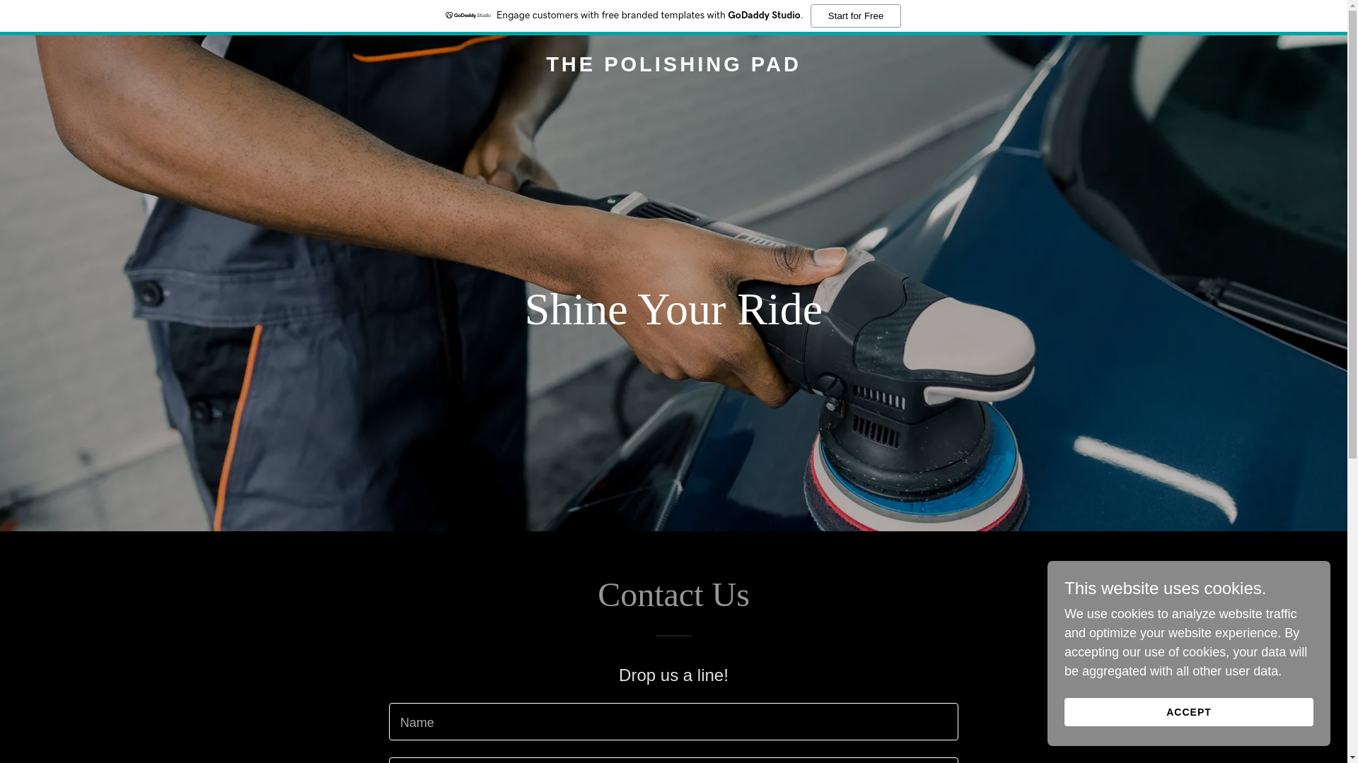 website screenshot of https://thepolishingpad.org/