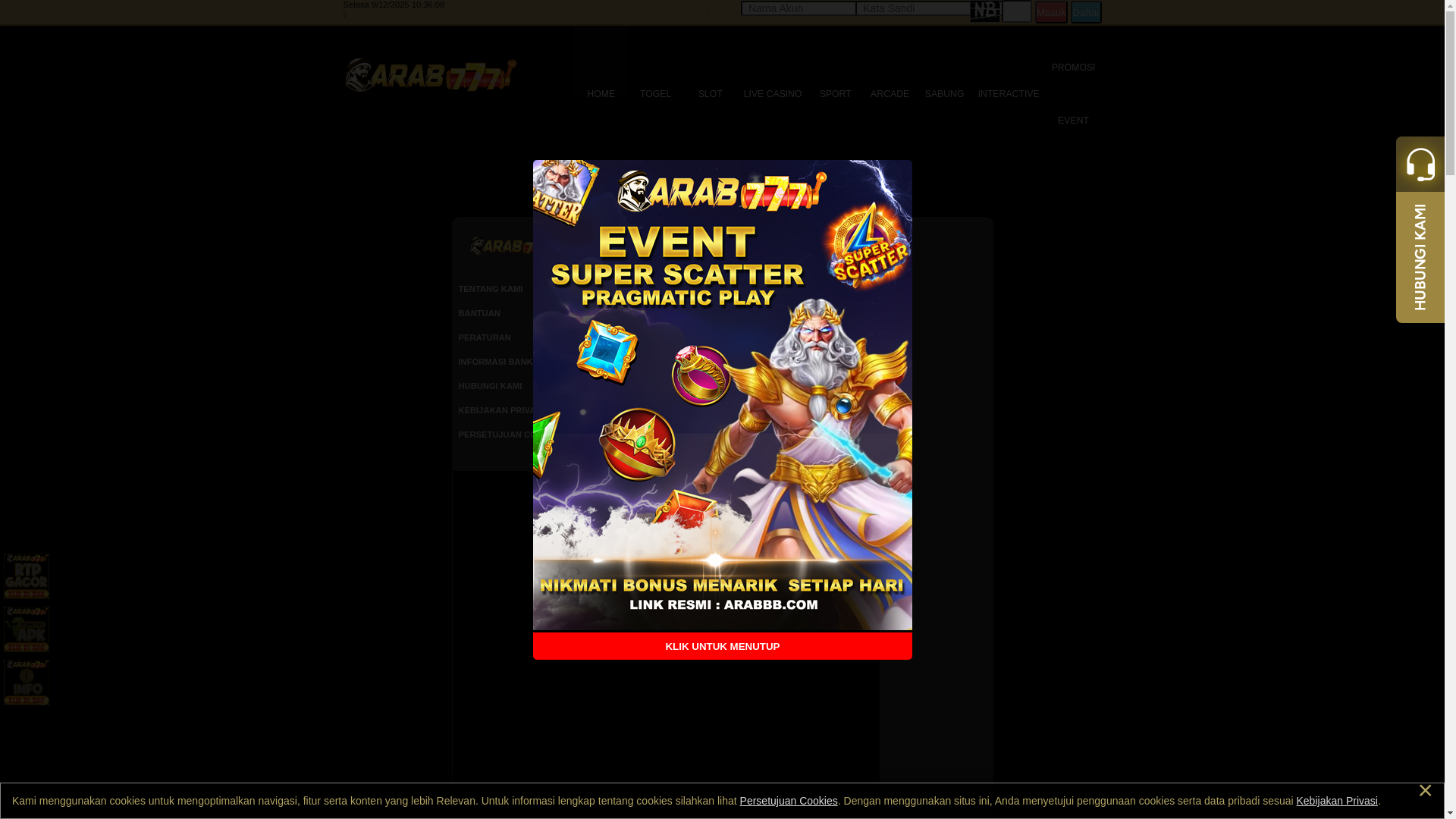 website screenshot of https://arab4.xyz/