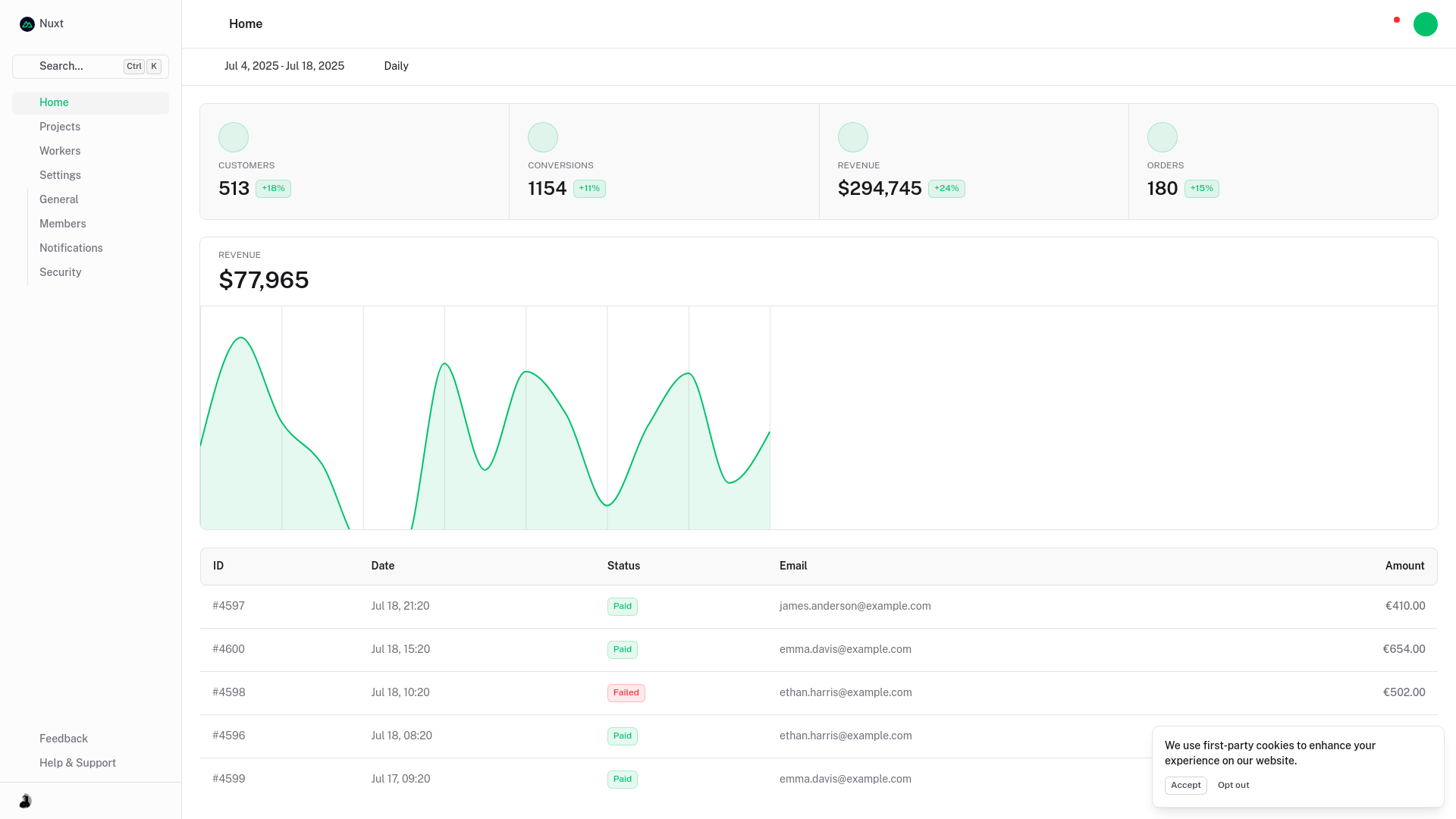 website screenshot of https://retainhub-board-ui.pages.dev/