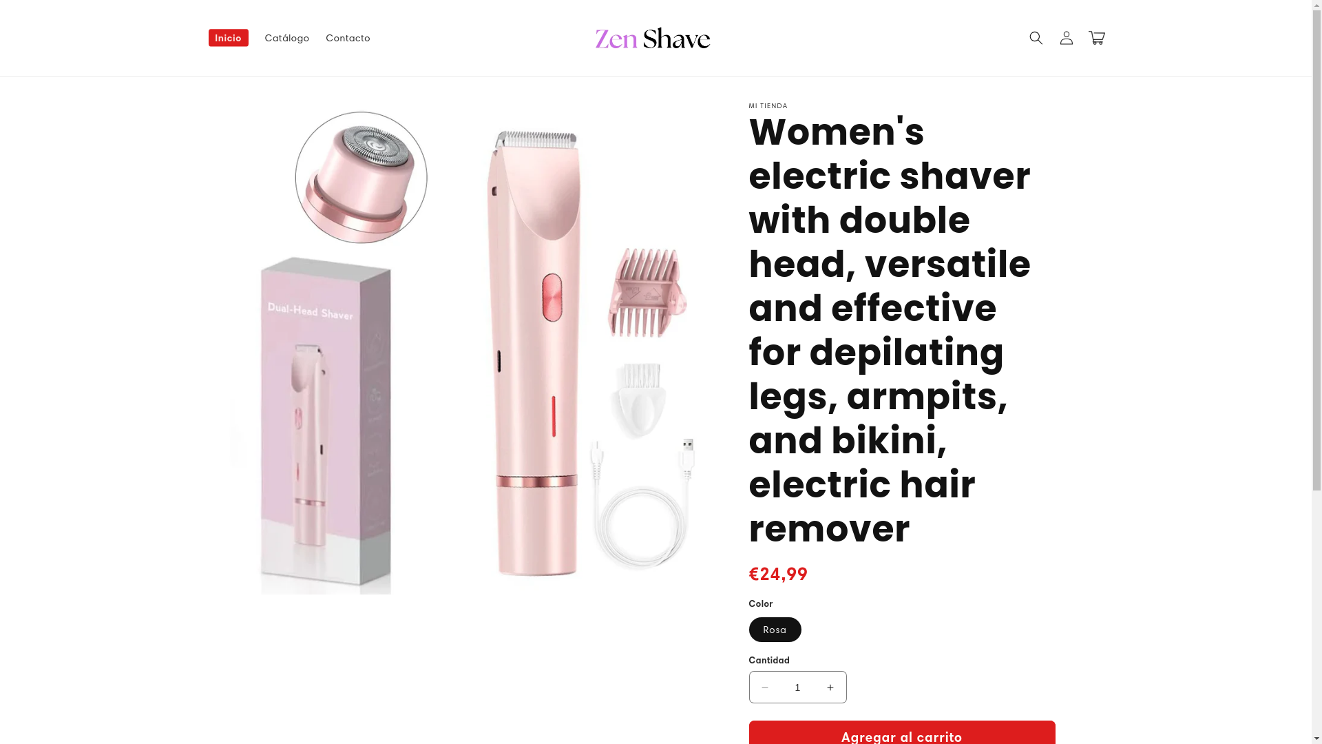 website screenshot of https://zen-sh-ave.com/
