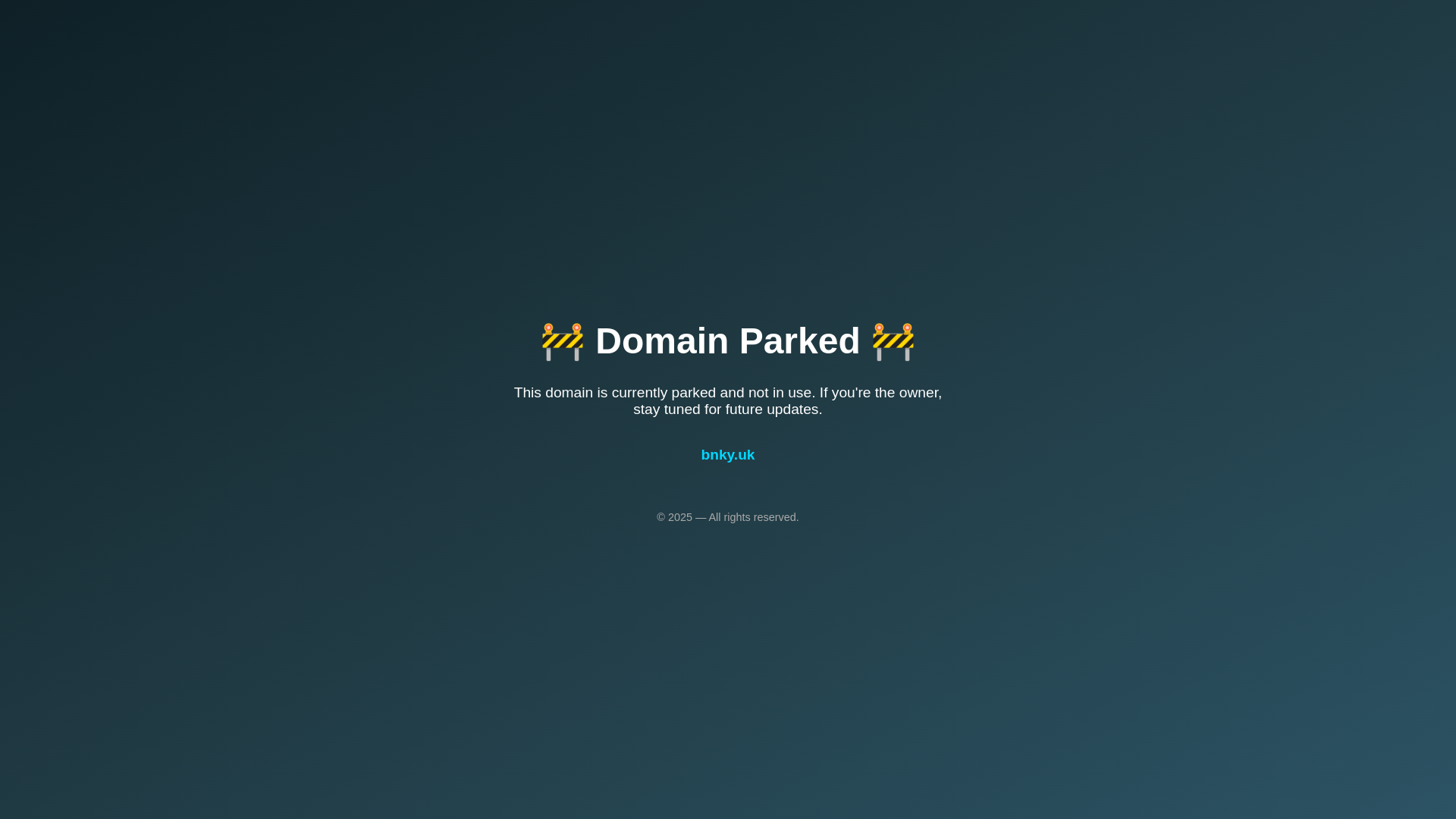 website screenshot of https://bnky.uk/