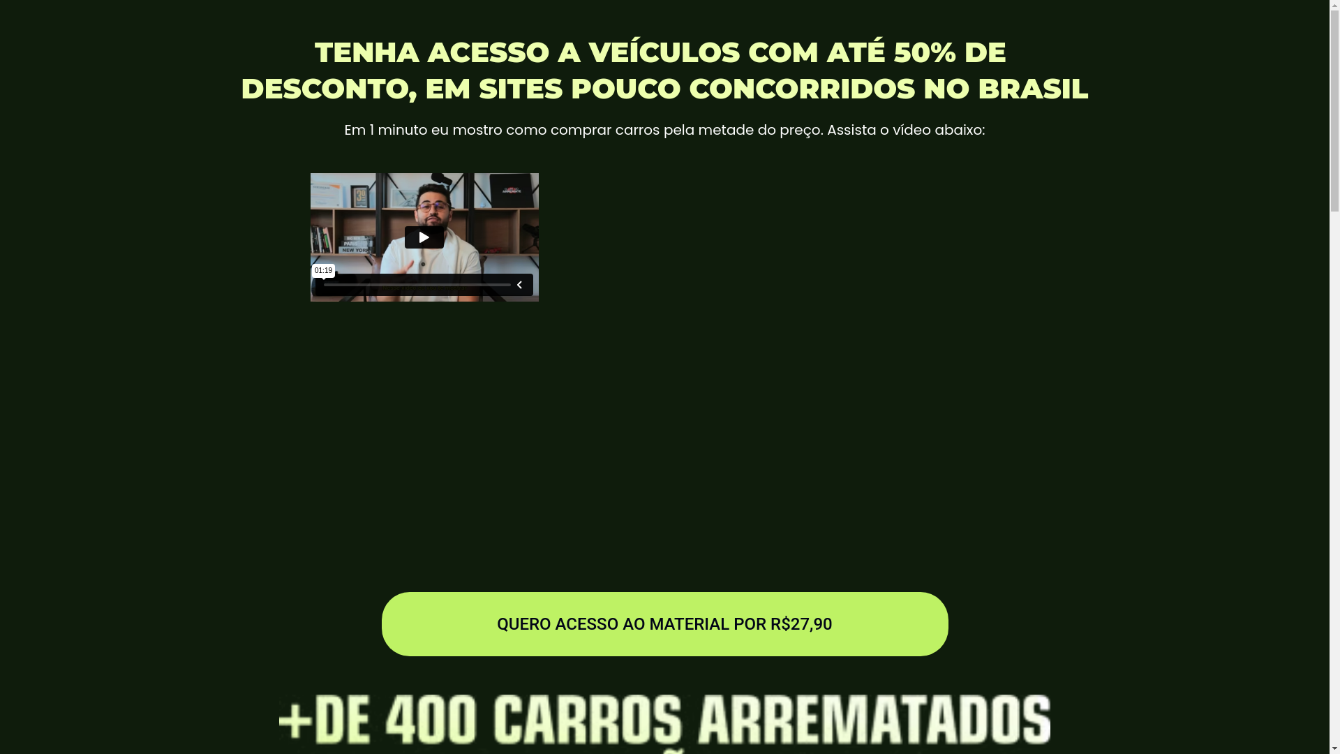 website screenshot of https://leiloesvalidados.com.br/