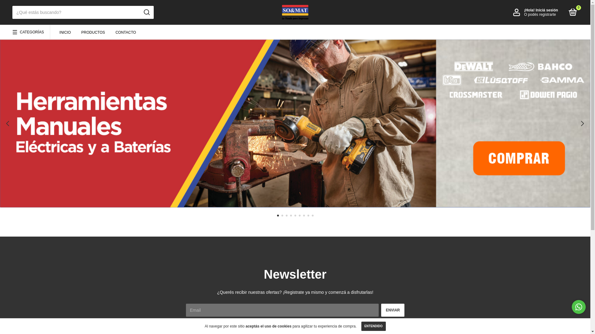website screenshot of https://tiendasoymat.com.ar/