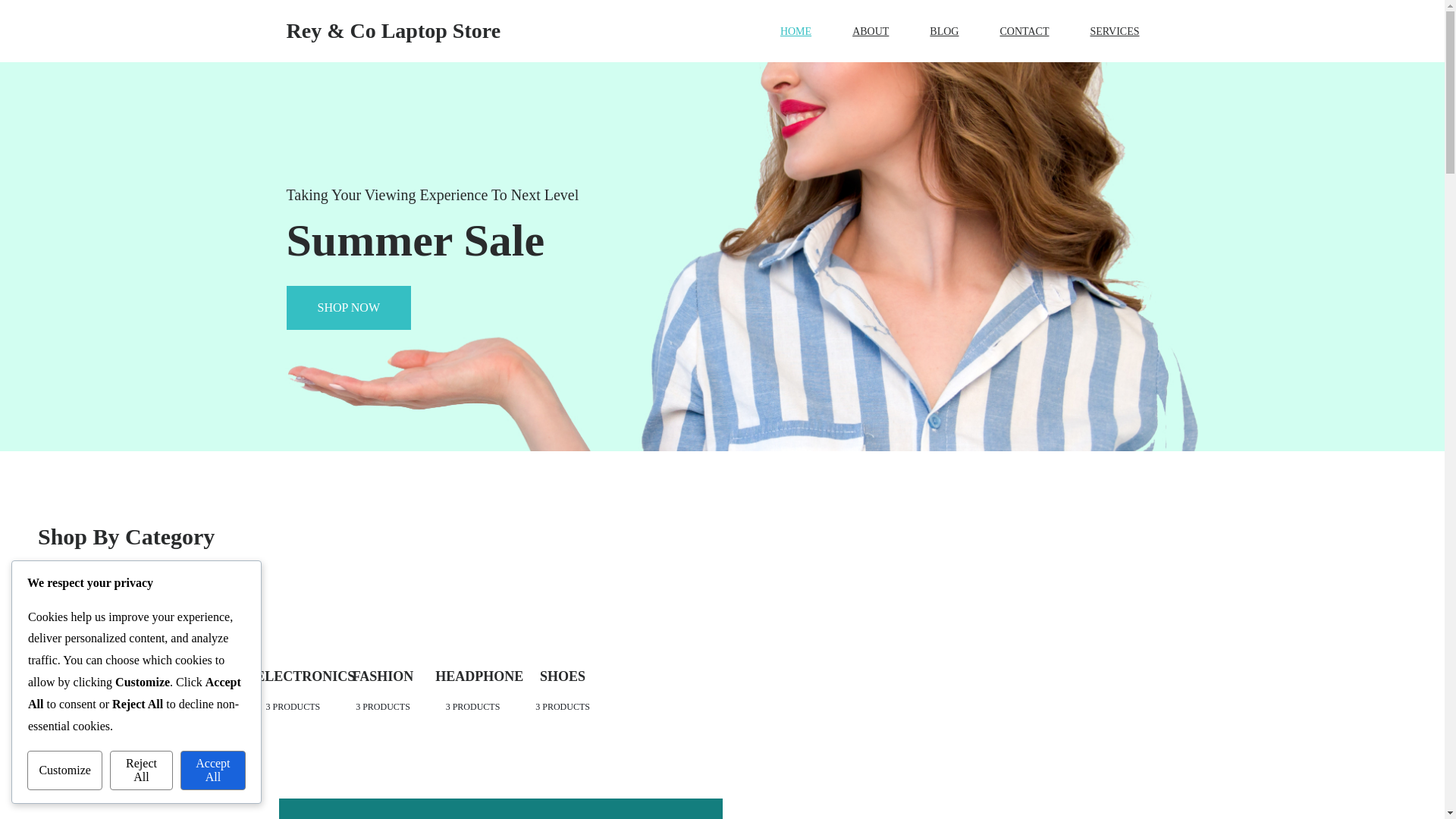 website screenshot of https://reyandco.co.za/