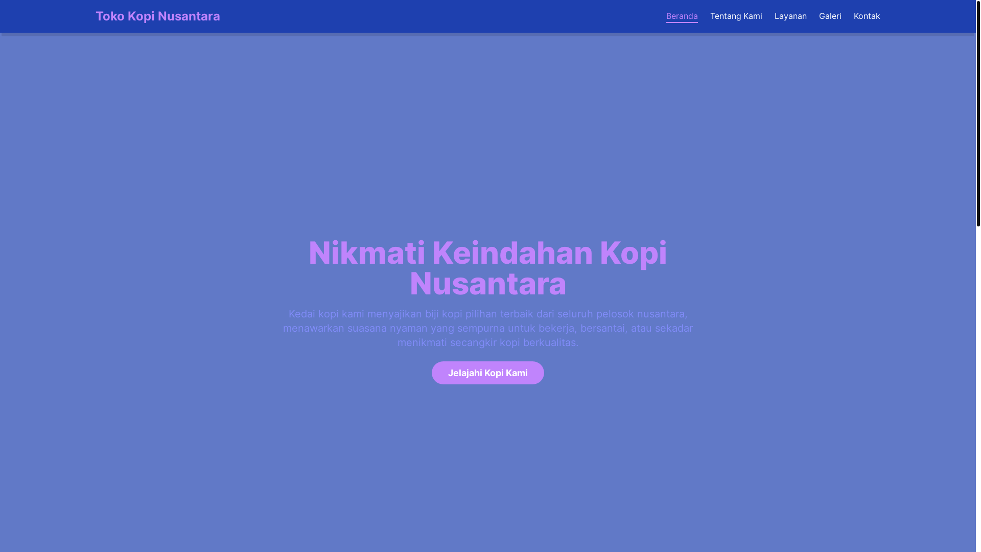 website screenshot of https://toko-kopi-nusantara-1755579096486.pages.dev/