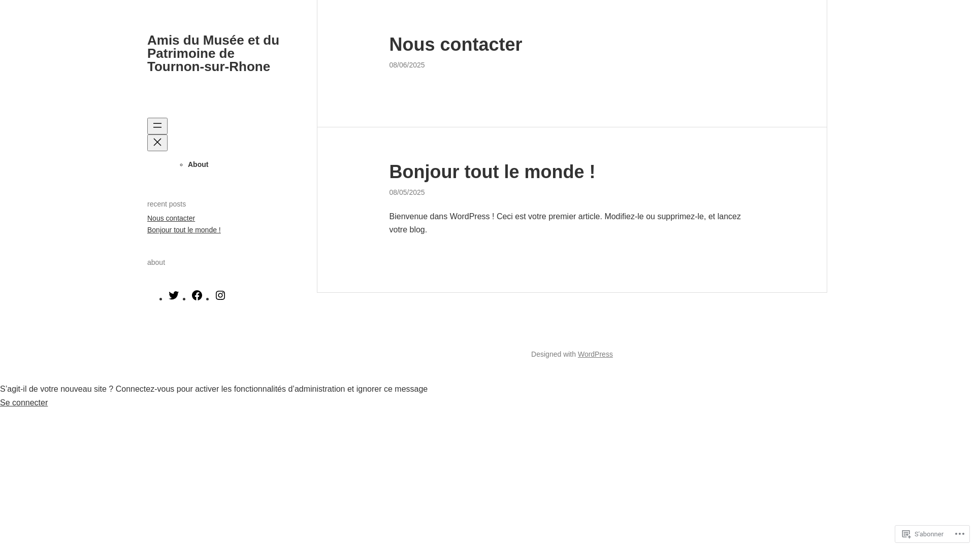 website screenshot of https://amis-patrimoine-tournon-sur-rhone.fr/